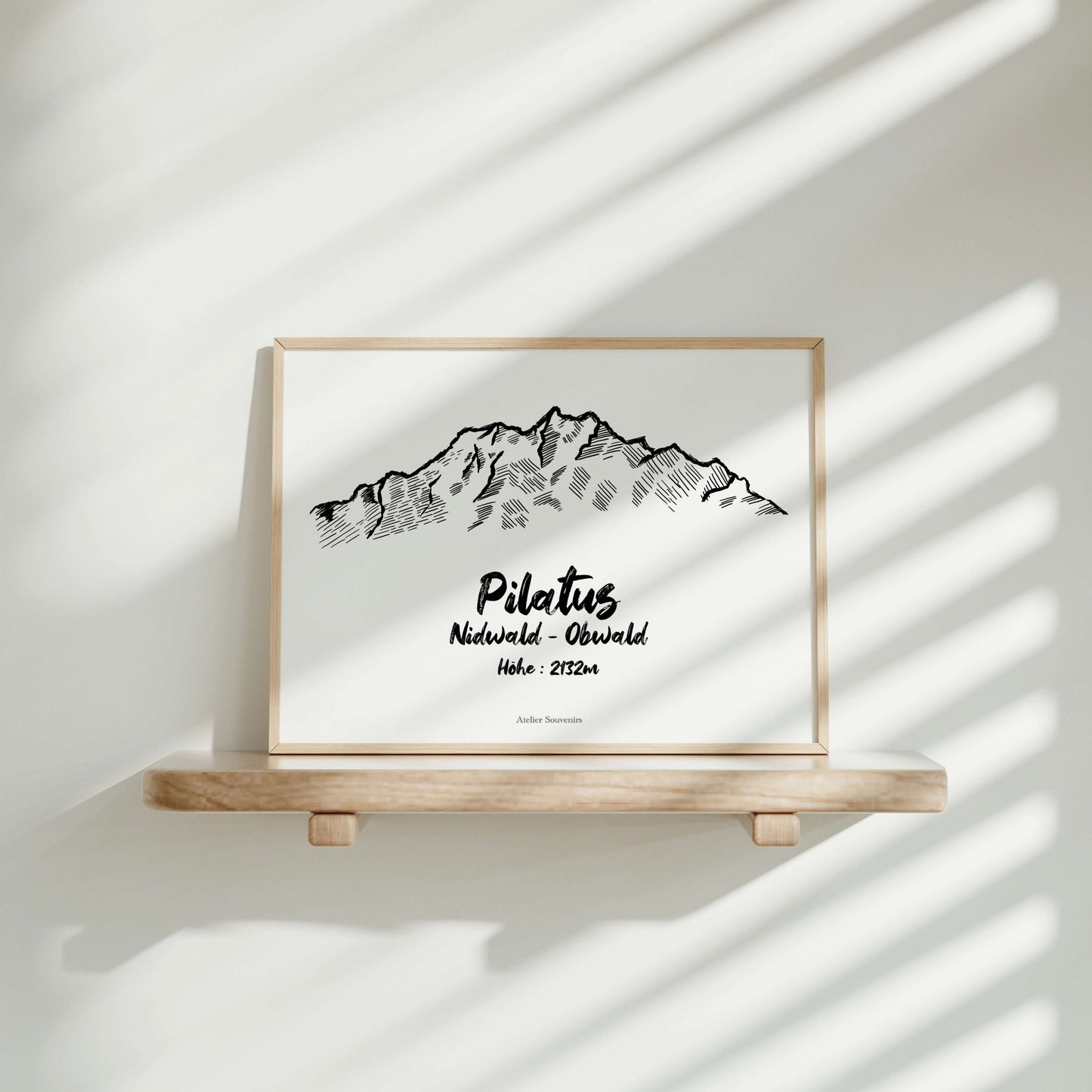 Affiche Pilatus - Sommet emblématique