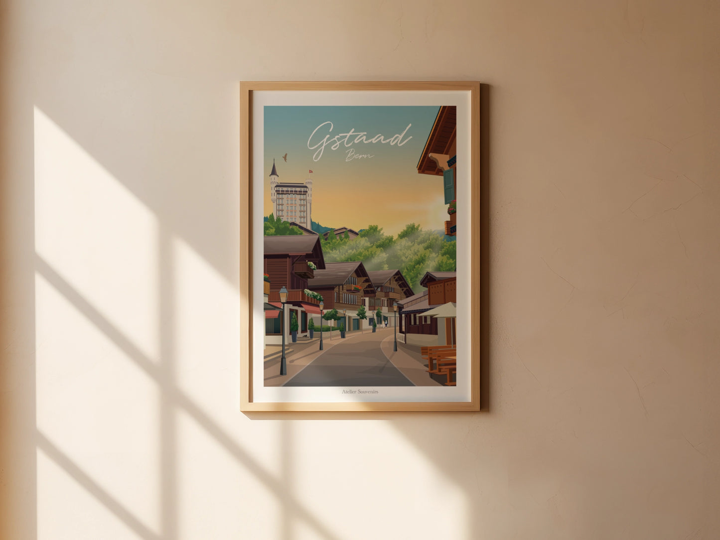 Affiche Gstaad - Eté