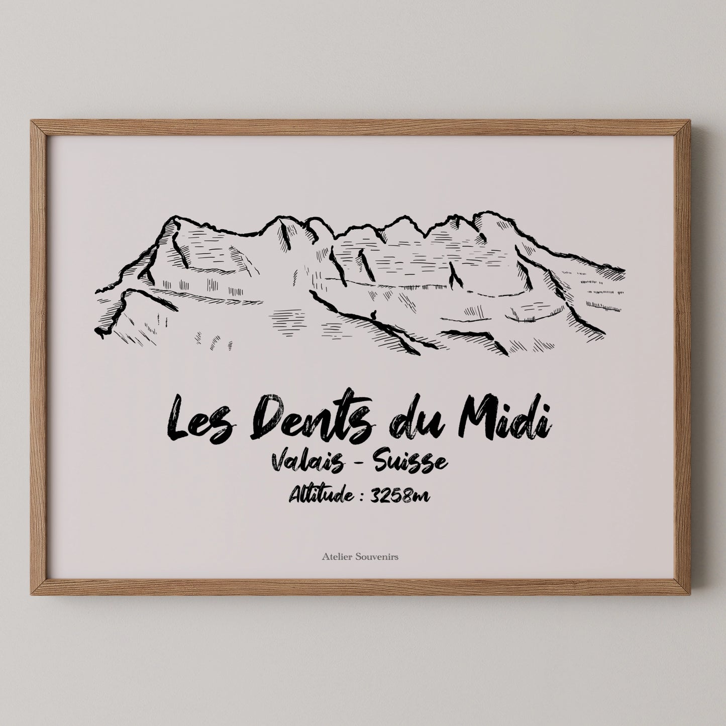 Affiche Les Dents du Midi