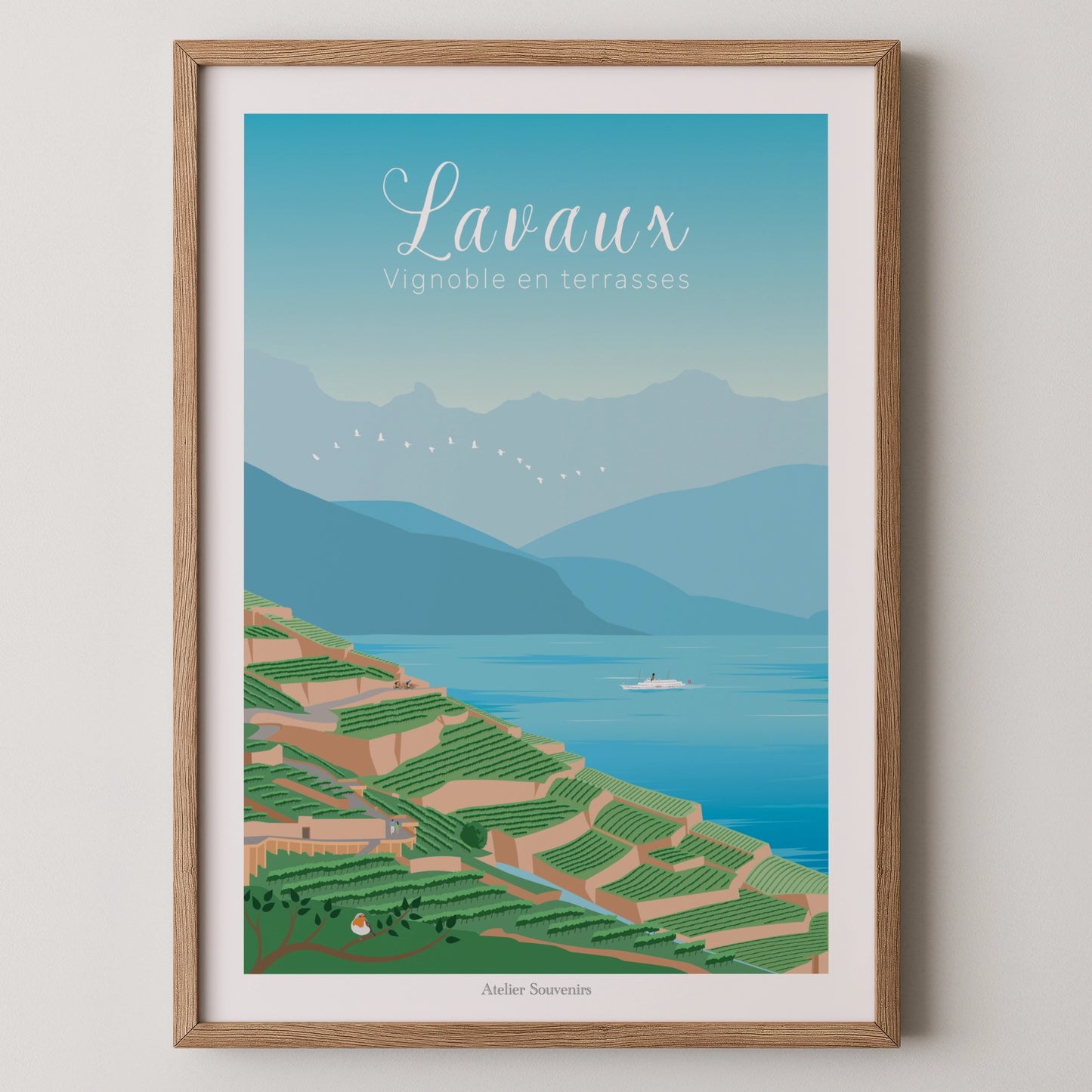 Affiche Lavaux - Vignoble en terrasses