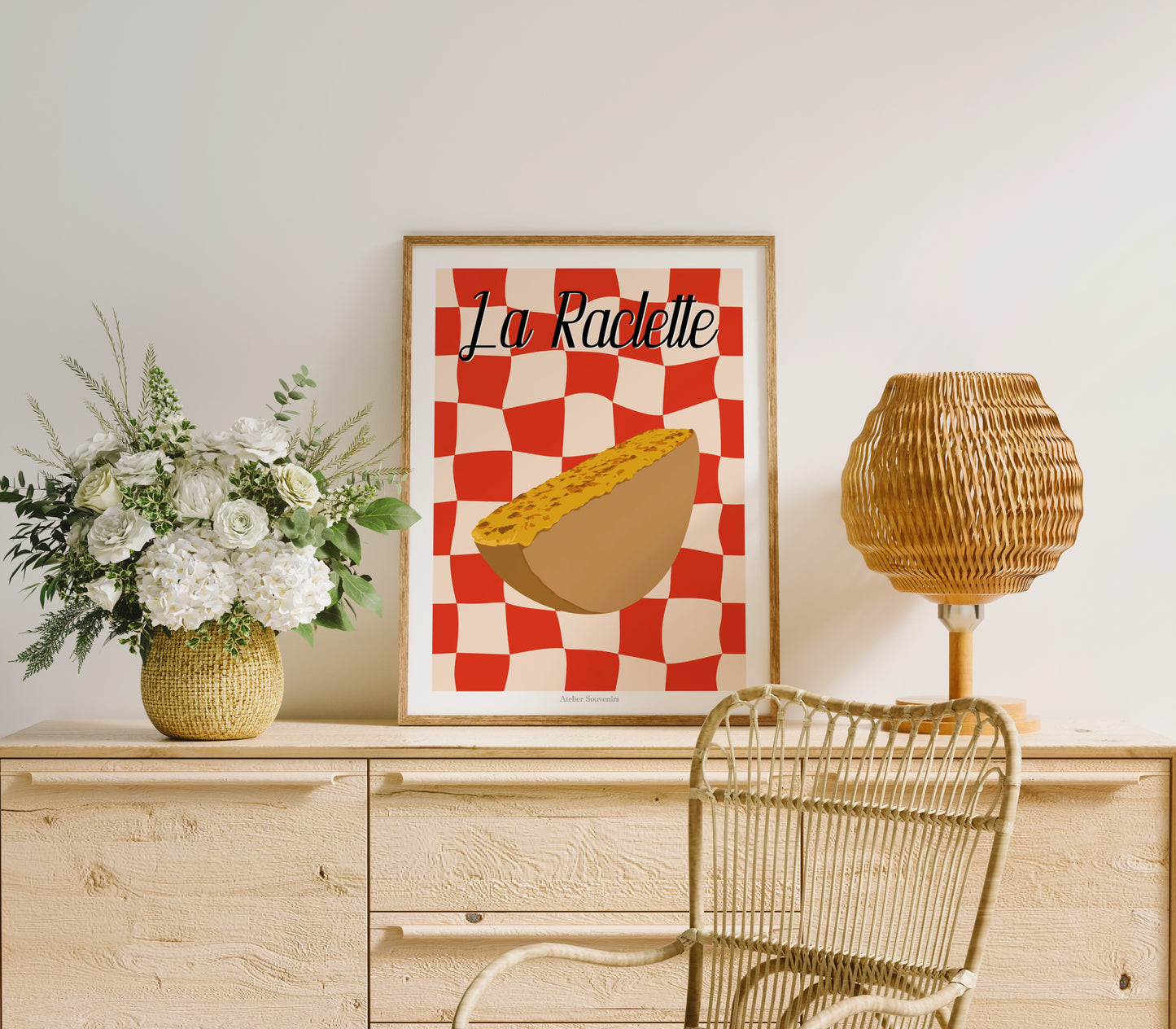 Affiche La Raclette - Saveurs Helvétiques