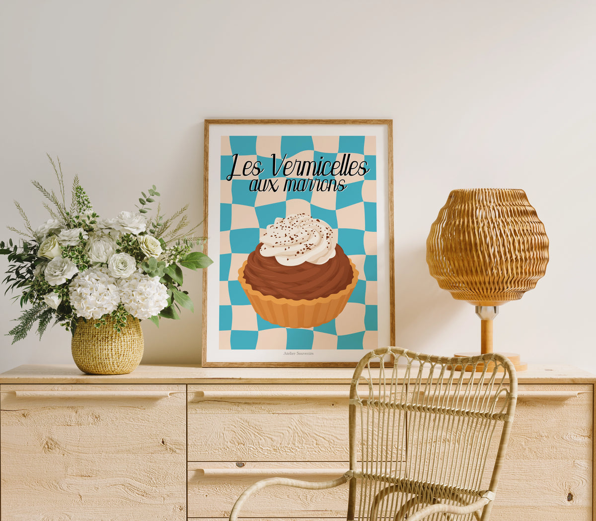 Affiche Les Vermicelles aux marrons - Saveurs Helvétiques