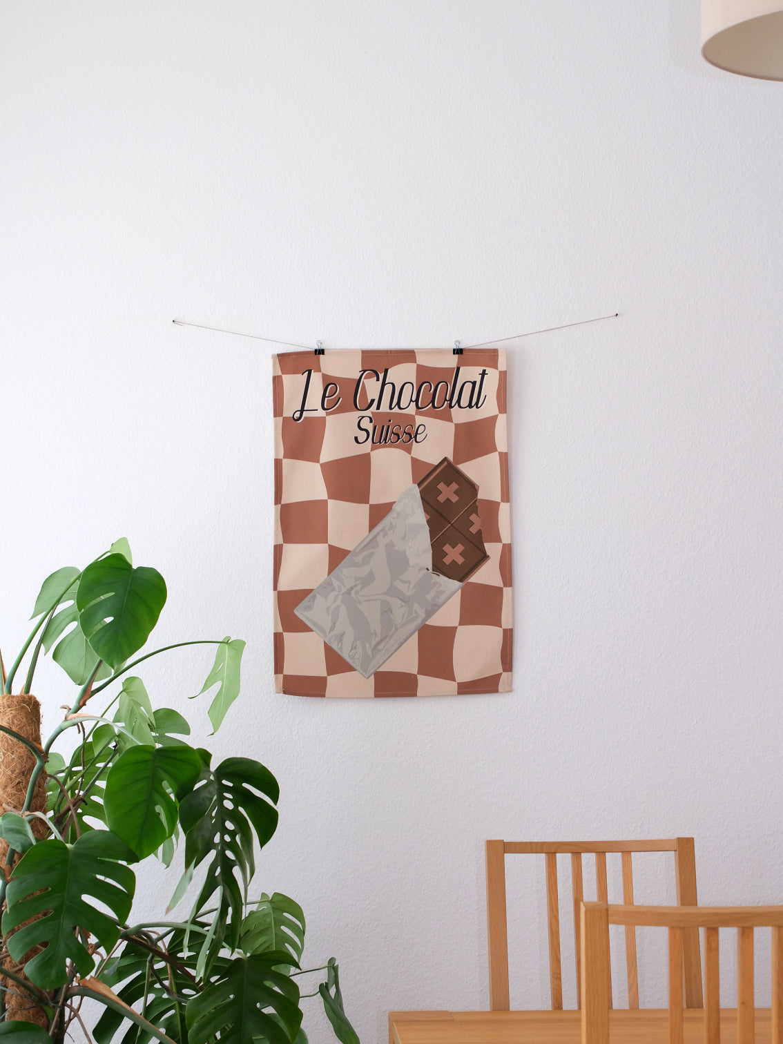 Torchon de cuisine en coton bio – Le Chocolat Suisse
