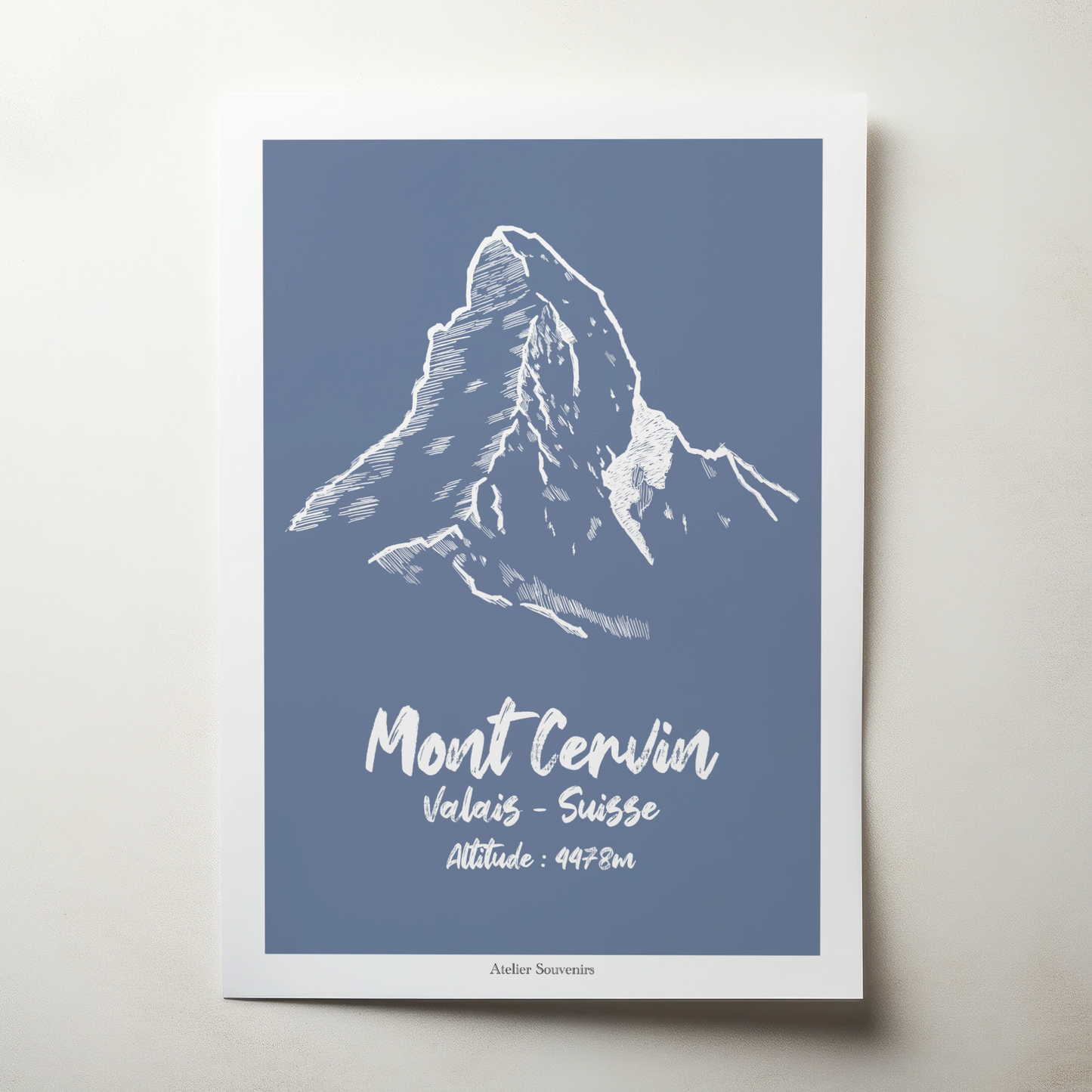 Affiche Mont Cervin