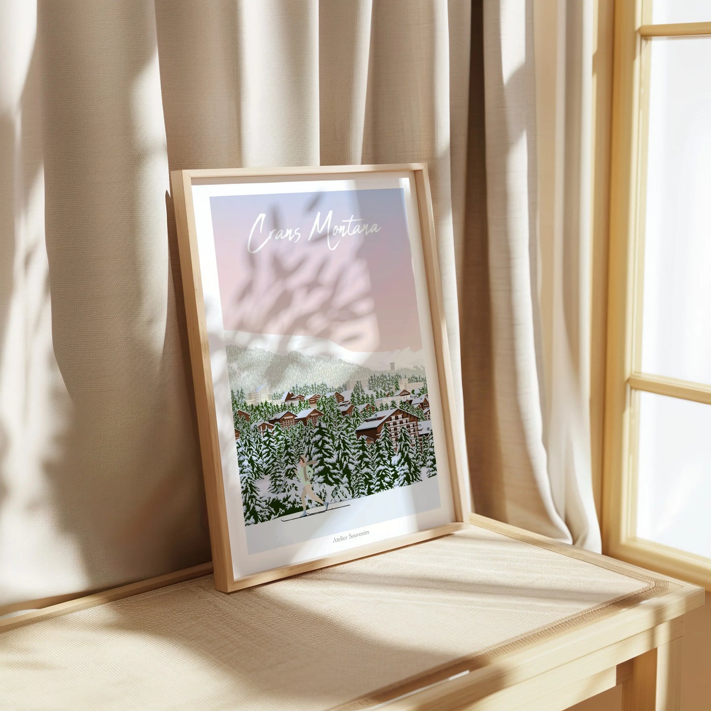 Affiche Valais - Crans Montana