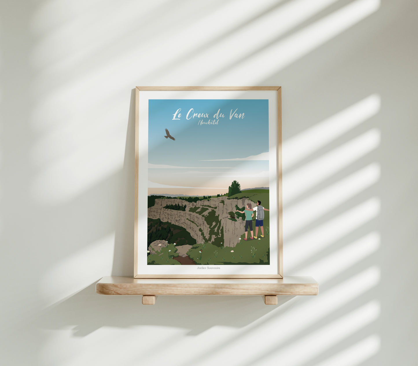 Affiche Neuchâtel - Le Creux du Van