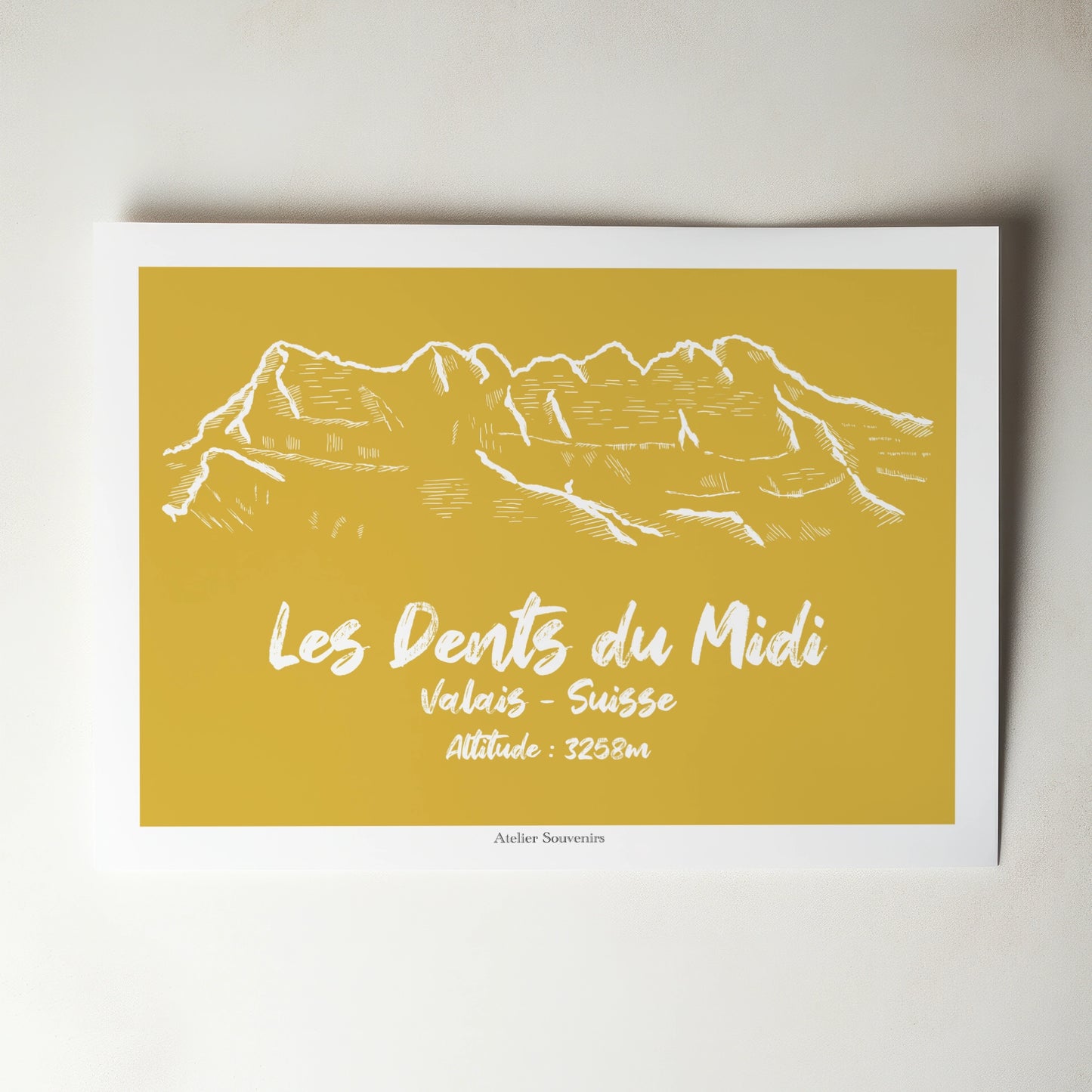 Affiche Les Dents du Midi