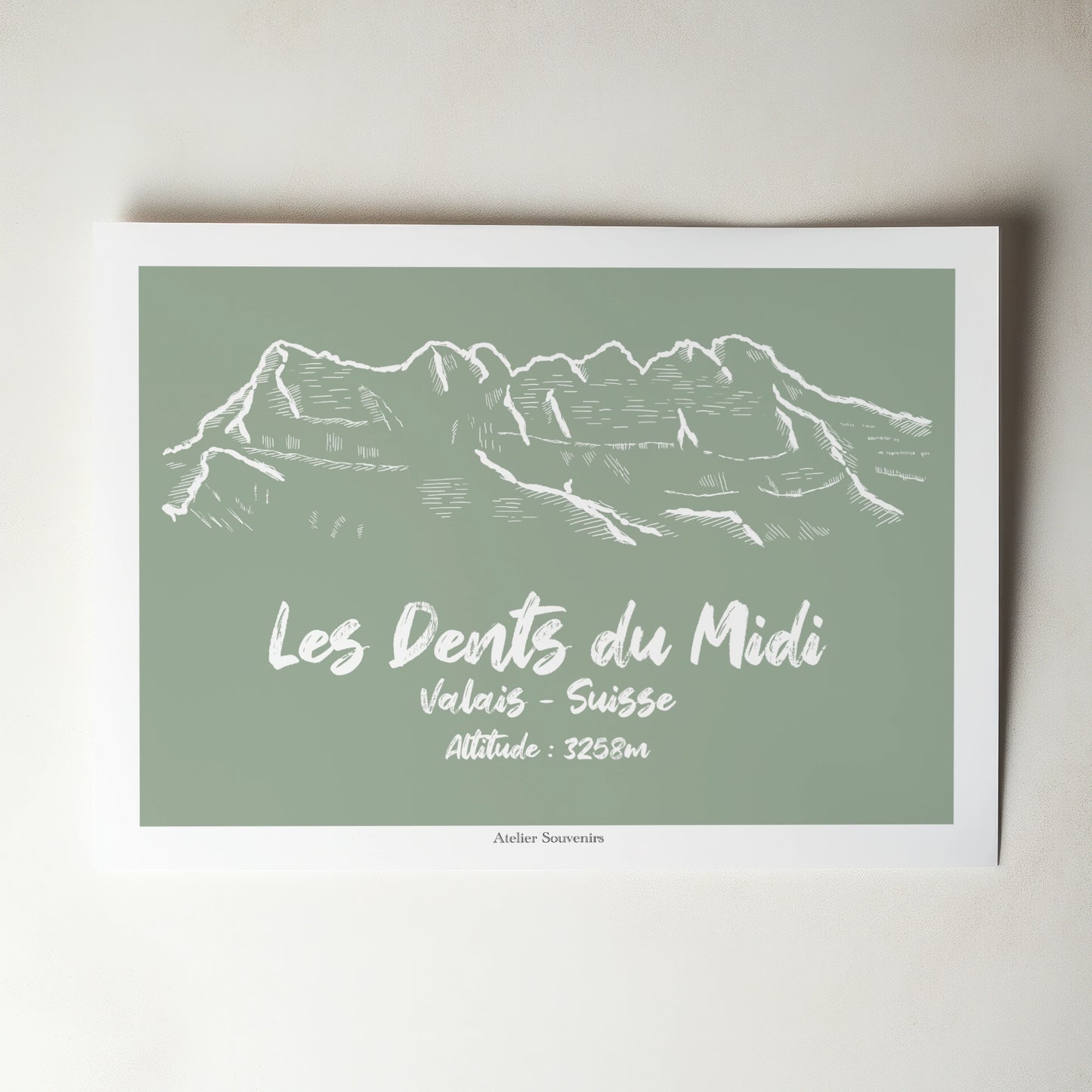 Affiche Les Dents du Midi