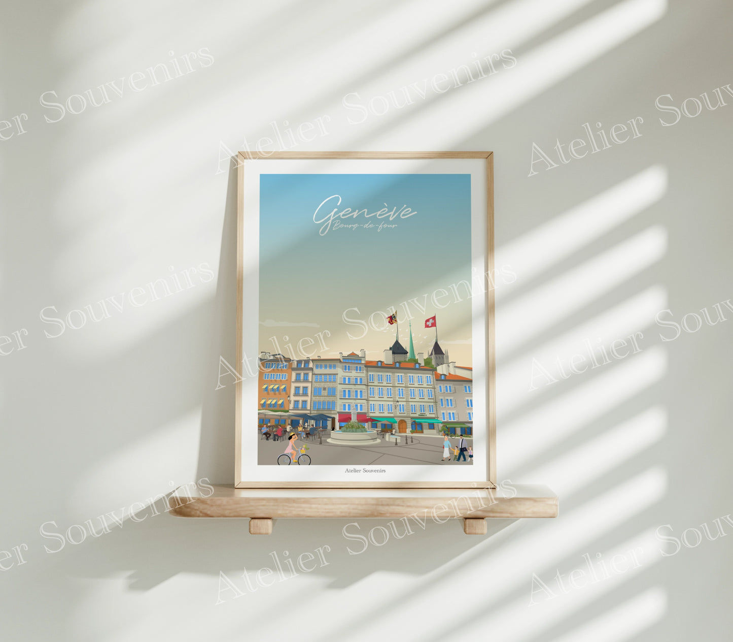 Affiche Genève - Bourg-de-four