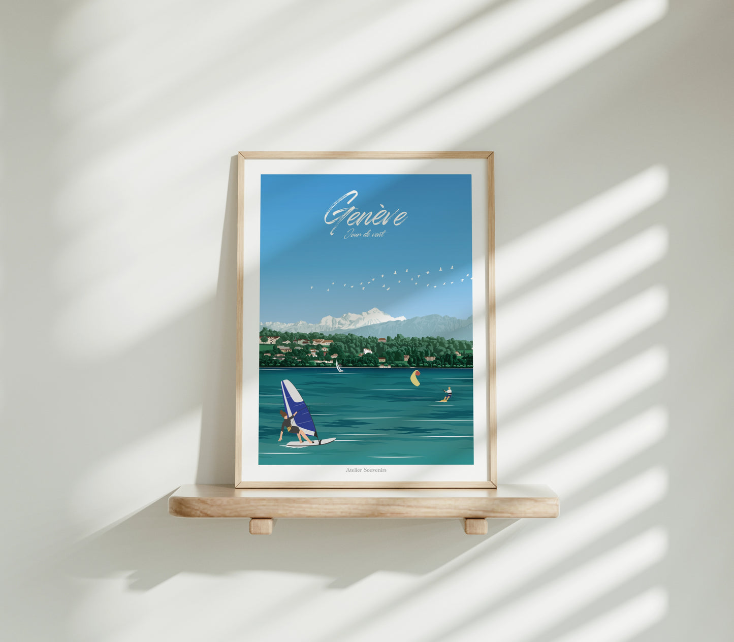 Genfer Poster - Windiger Tag