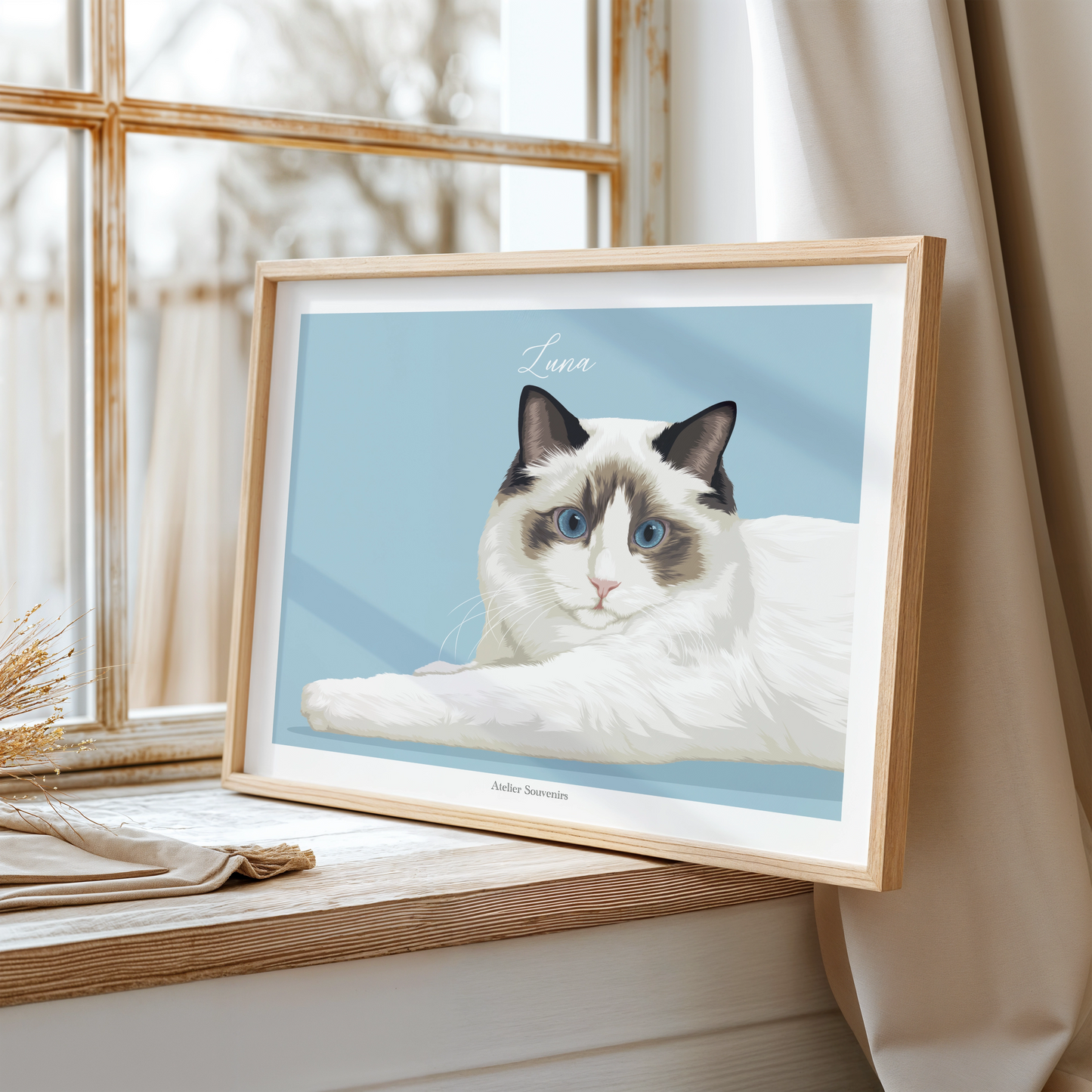 Affiche Personnalisée de votre animal de compagnie - Format 30x40cm