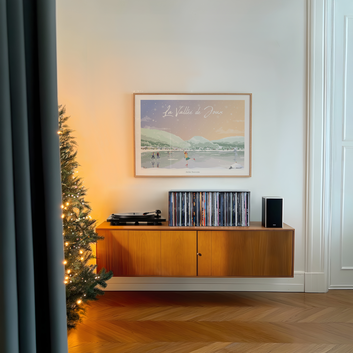 Affiche La Vallée de Joux - Hiver