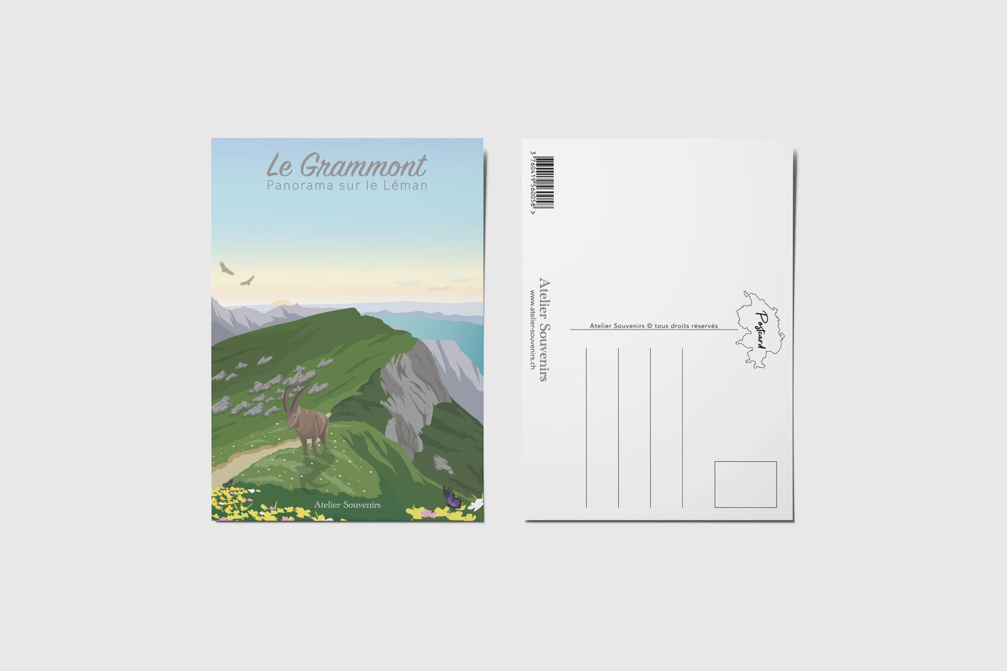 Carte Postale Valais - Le Grammont