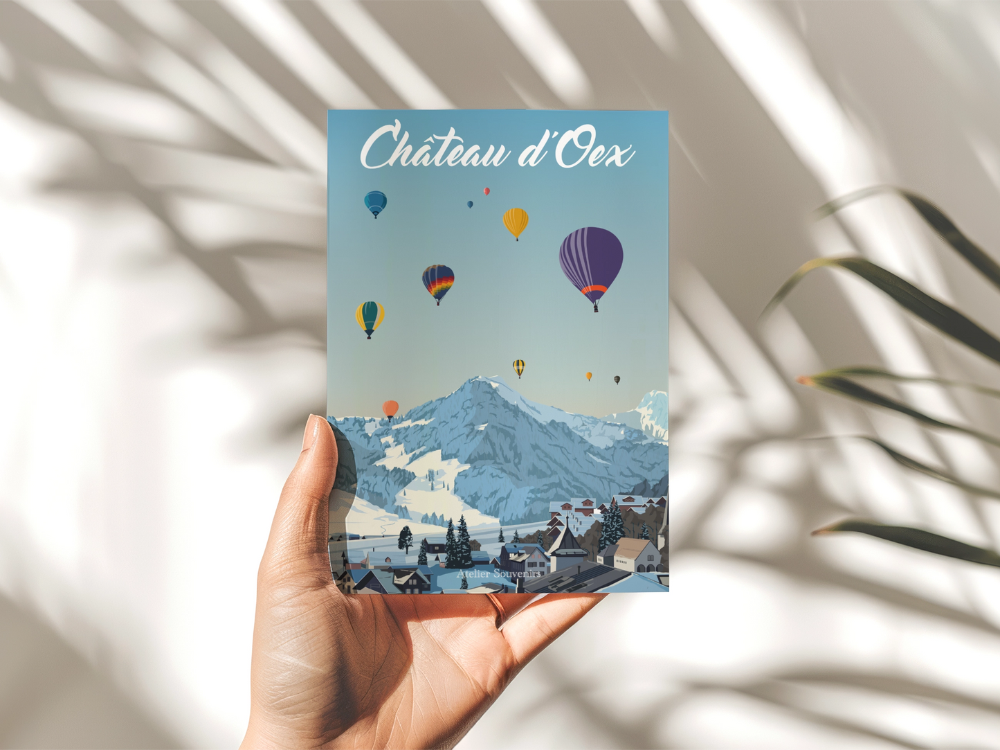 Carte Postale Vaud - Château D'Oex