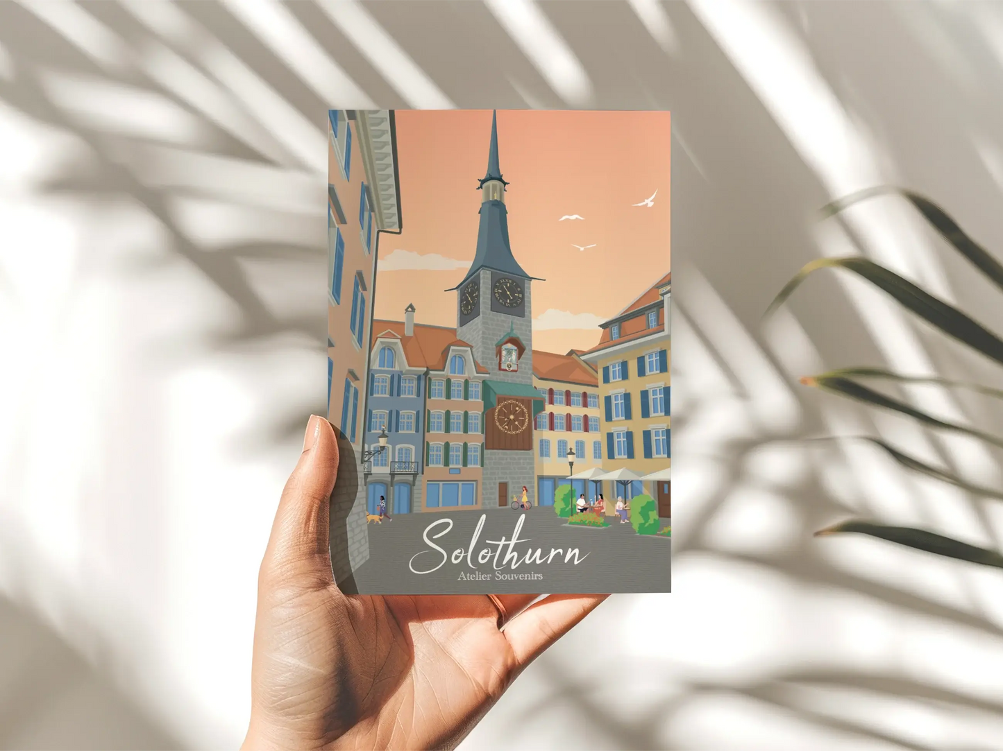 Carte Postale Soleure - Place du Marché