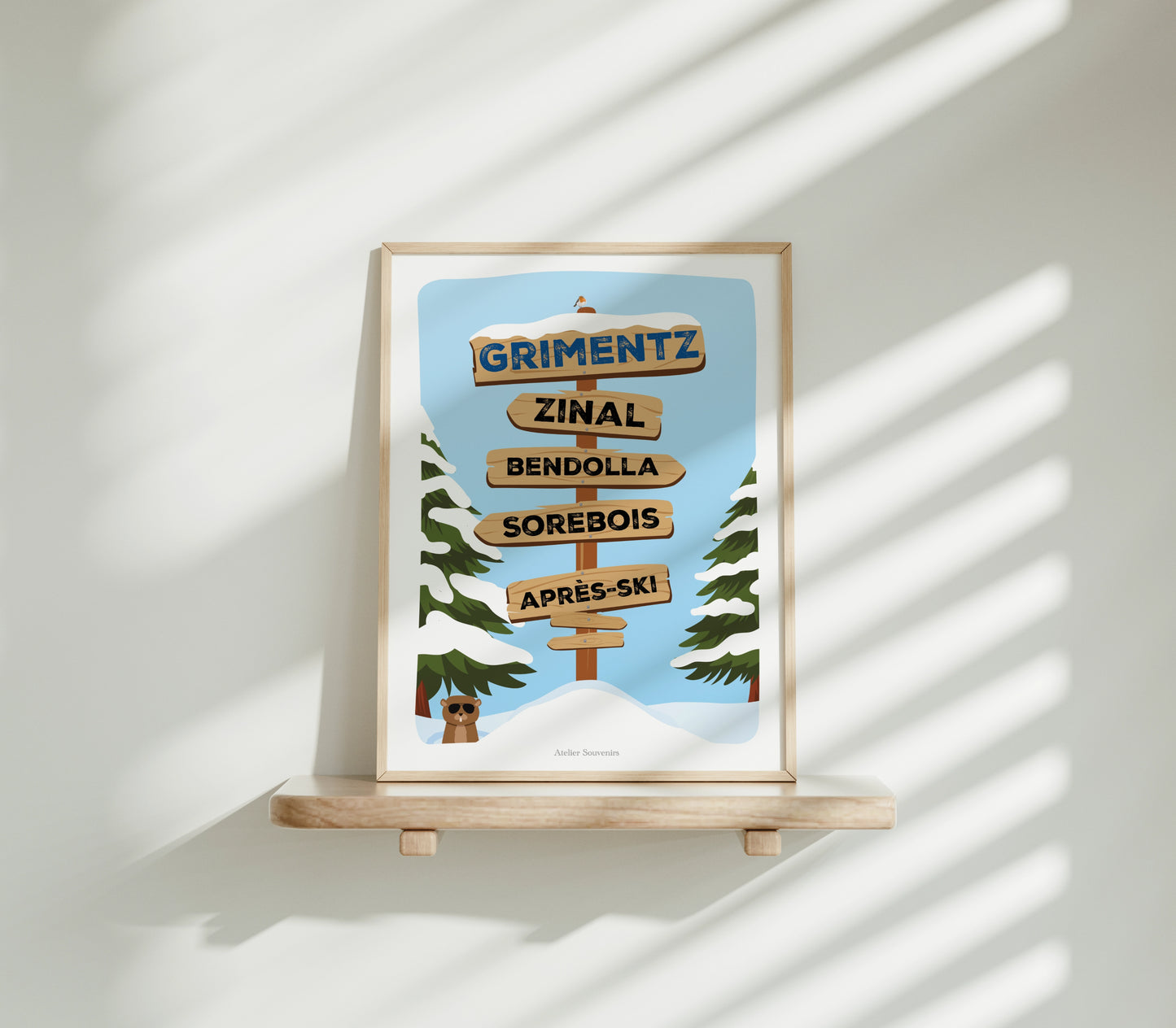 Affiche Les Panneaux Suisses Grimentz