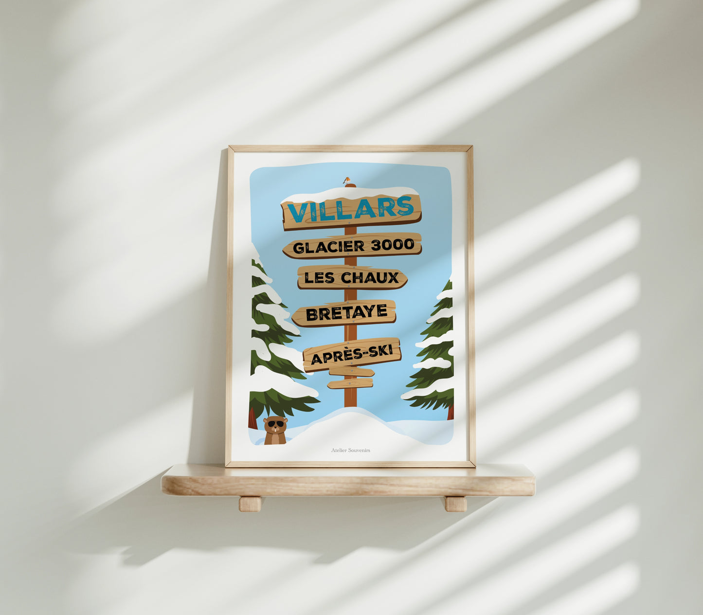 Affiche Les Panneaux Suisses Villars