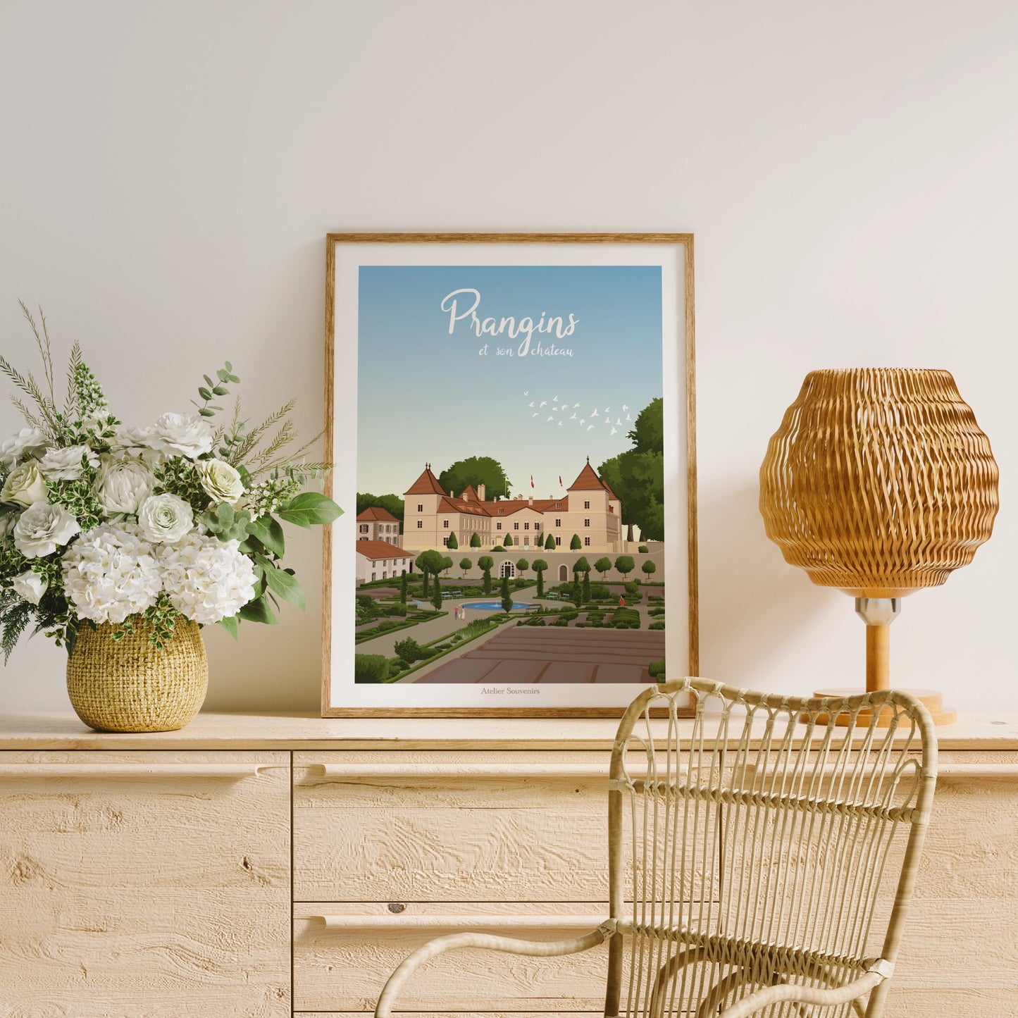 Affiche Vaud - Prangins et son château