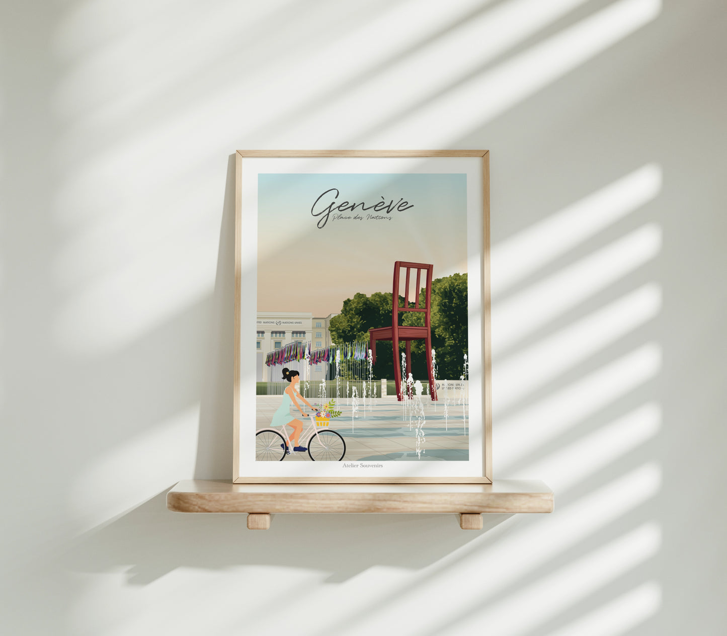 Affiche Genève - Place des Nations