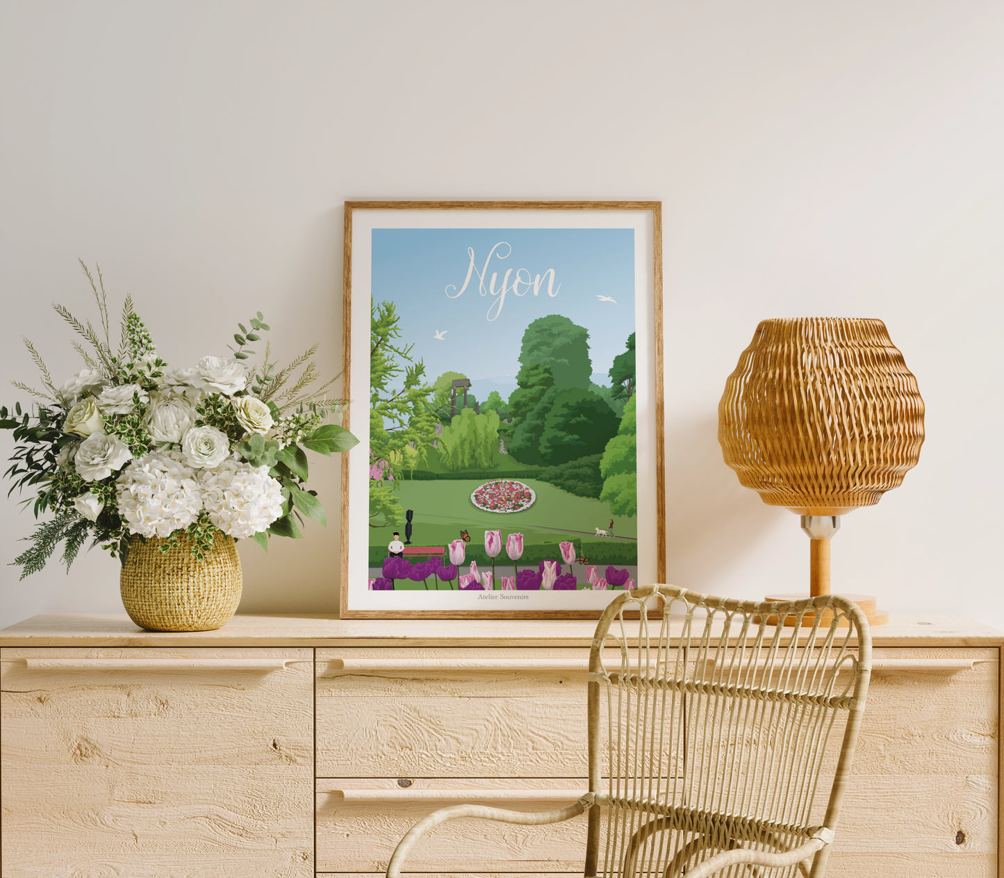 Affiche Nyon - Parc du Bourg-de-Rive