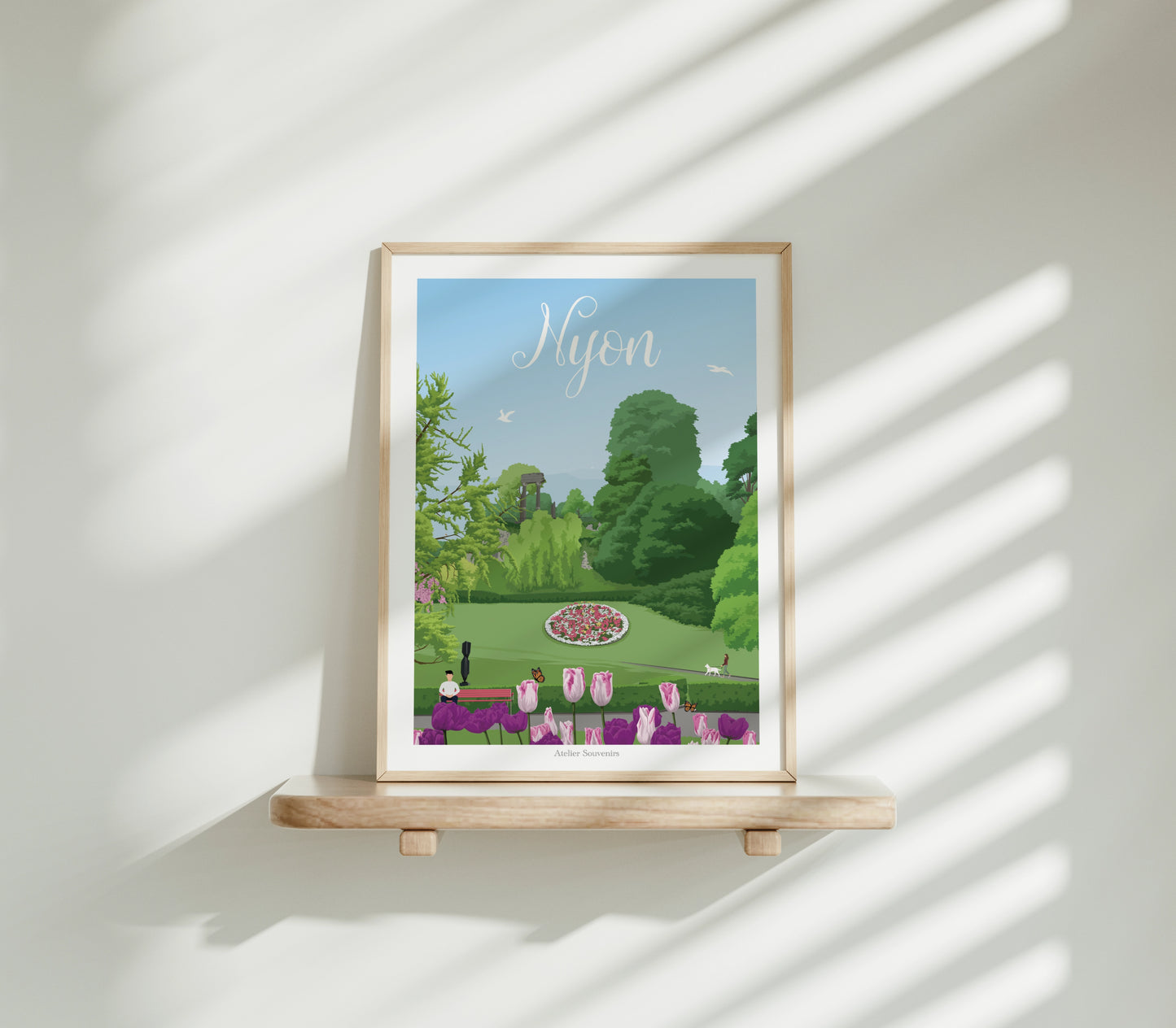 Affiche Nyon - Parc du Bourg-de-Rive