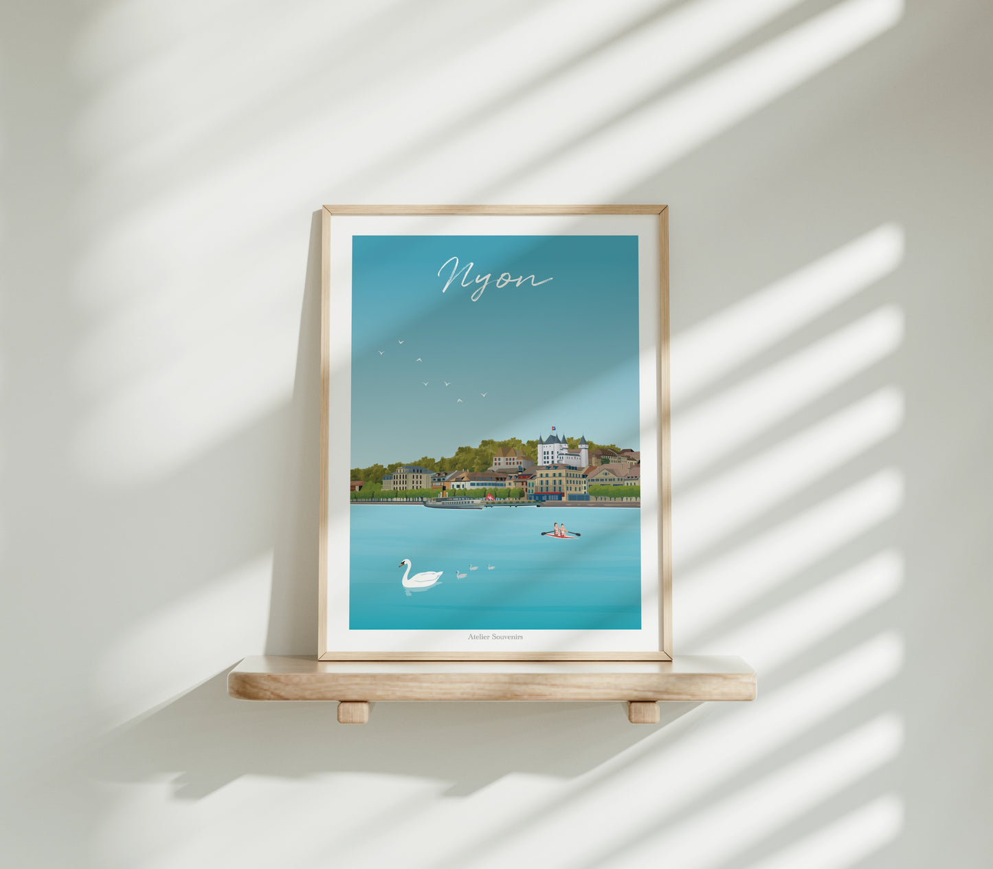 Affiche Nyon - Au bord du lac