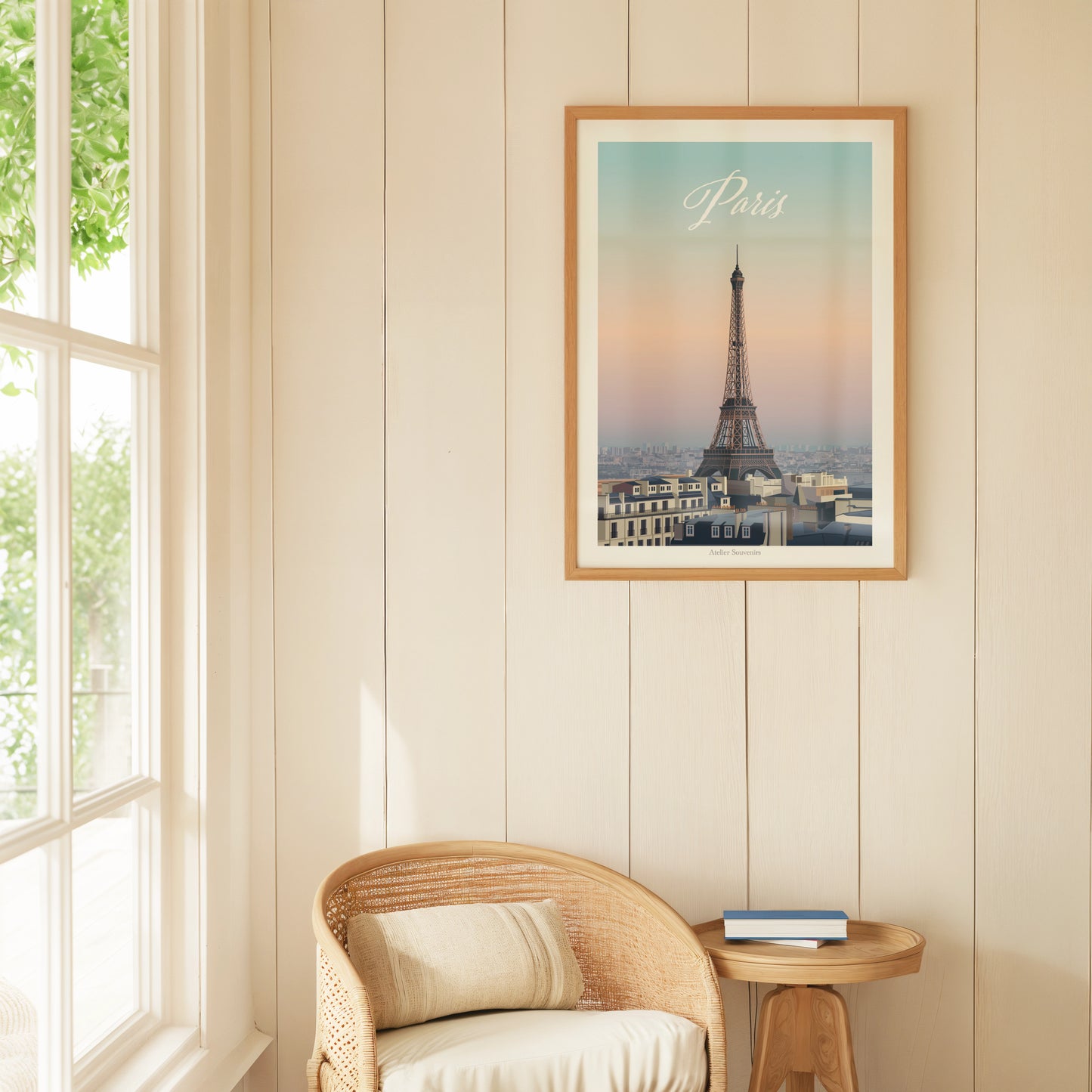 Affiche Paris - Lever de soleil sur les toits