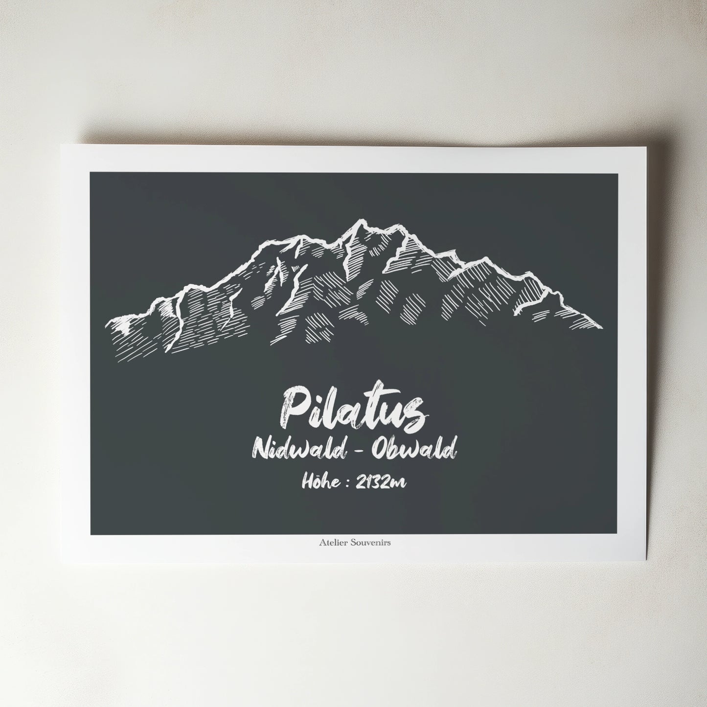Affiche Pilatus - Sommet emblématique