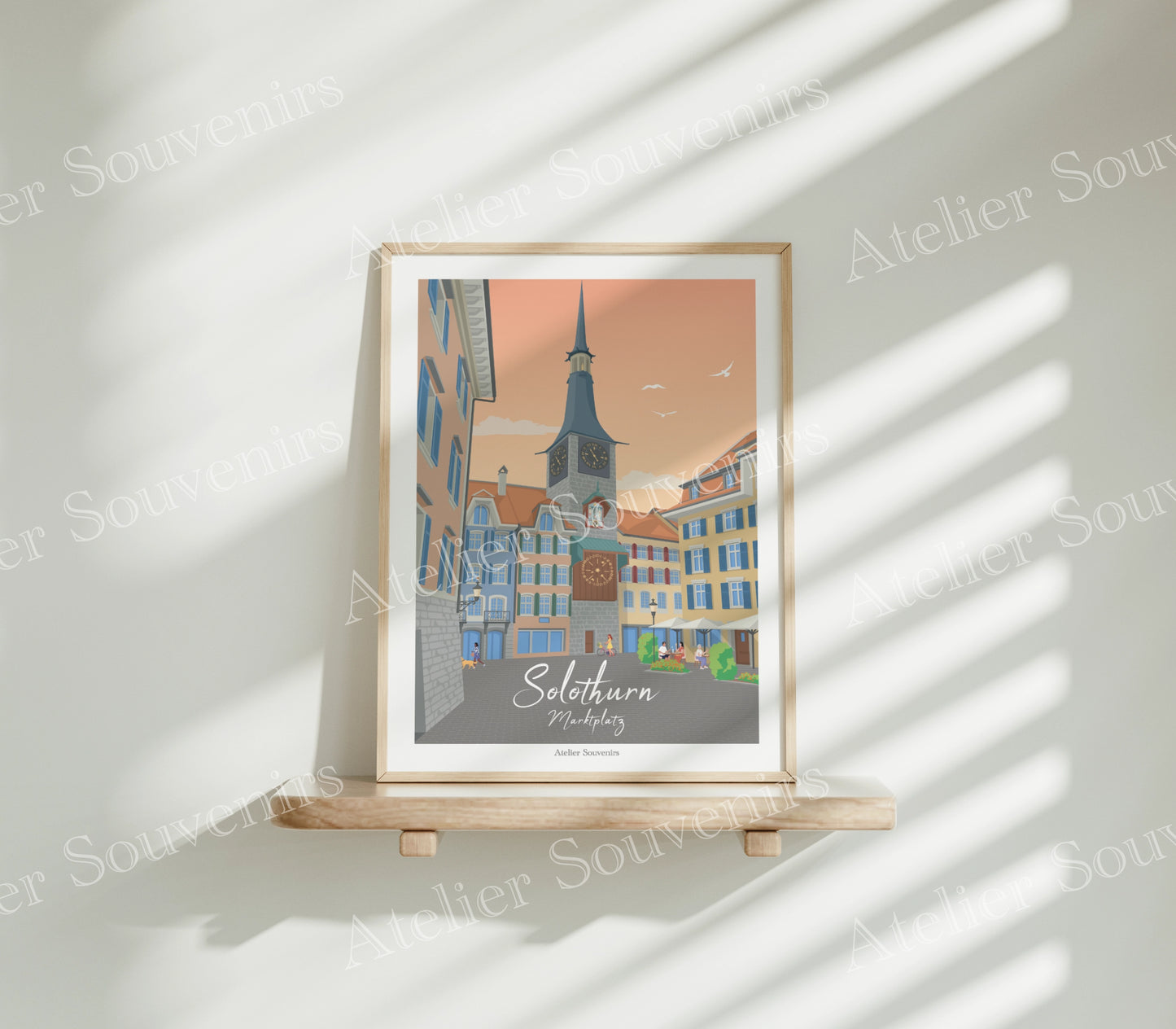 Affiche Solothurn - Marktplatz