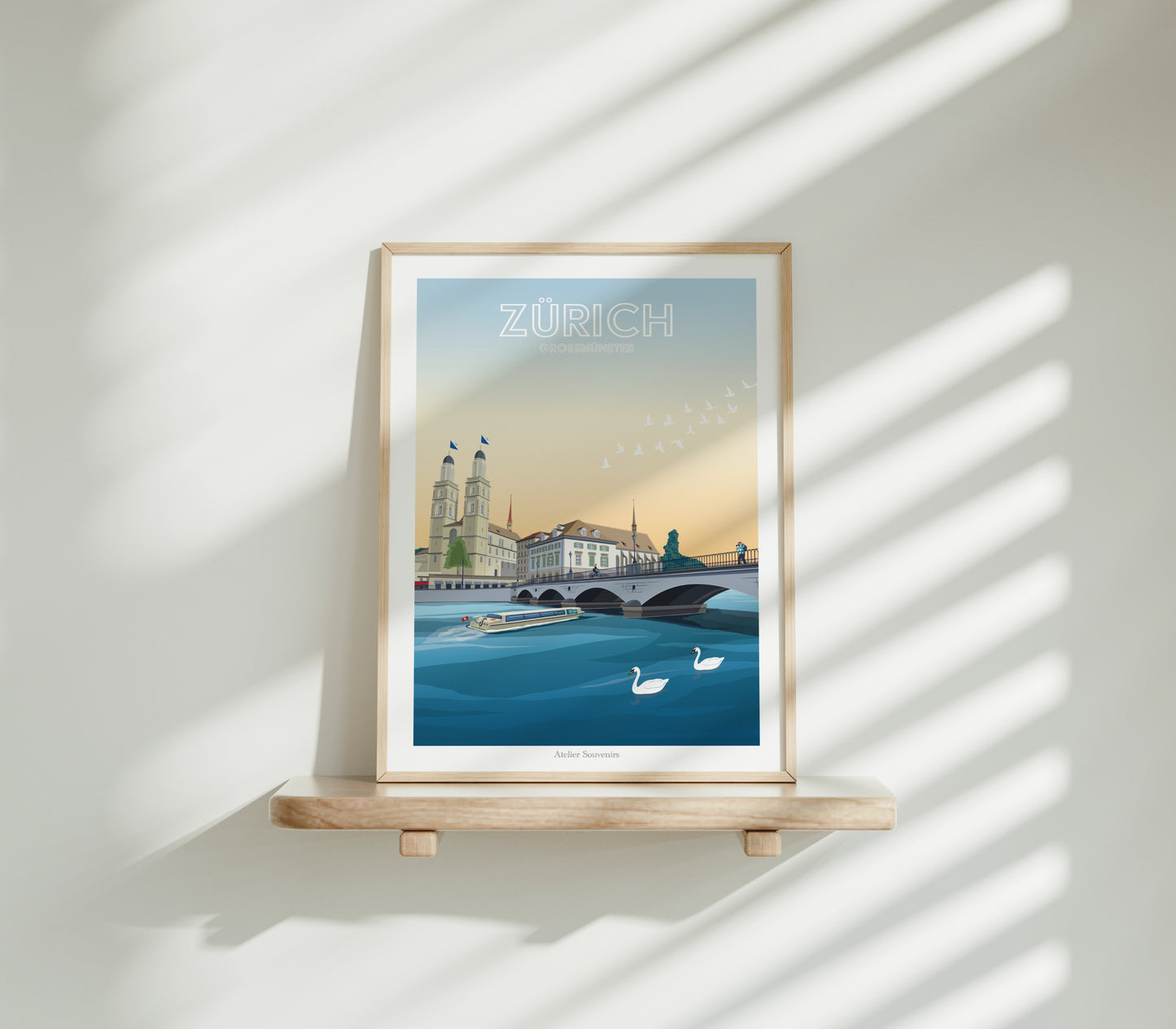 Affiche Zürich - Grossmünster