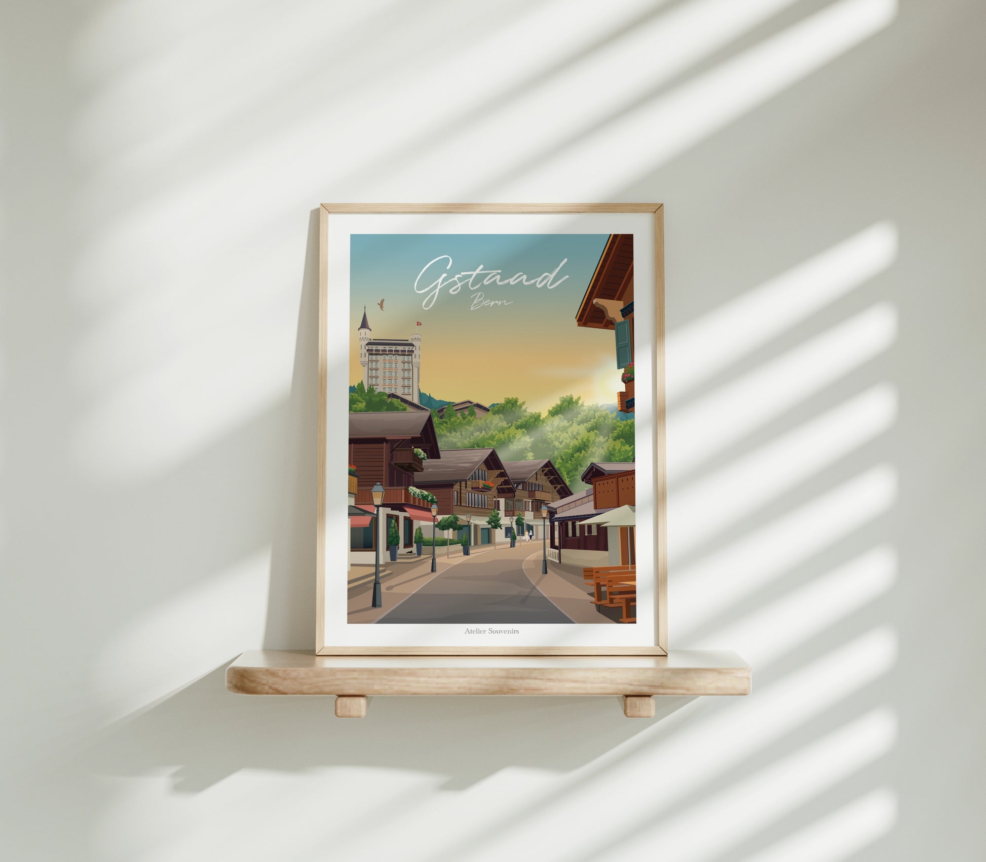 Affiche Gstaad - Eté