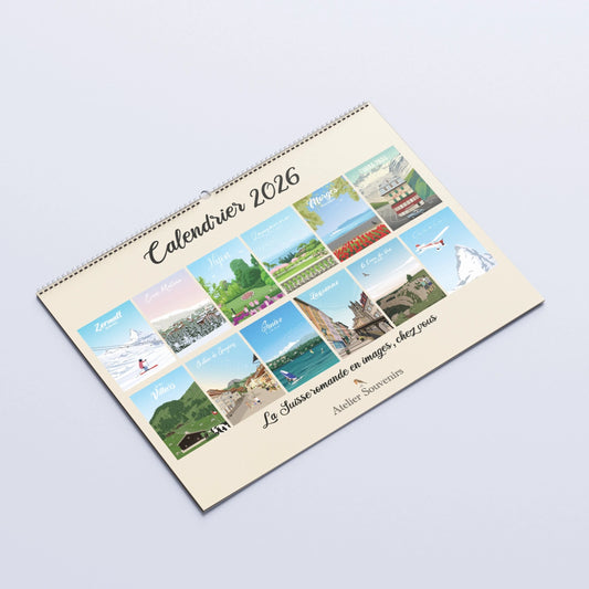 Calendrier 2026 - Edition Romandie