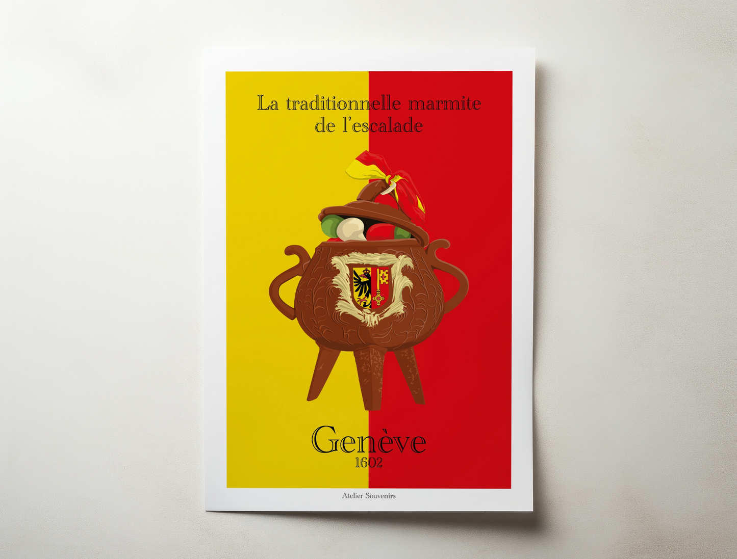 Affiche Genève - Marmite de l’escalade