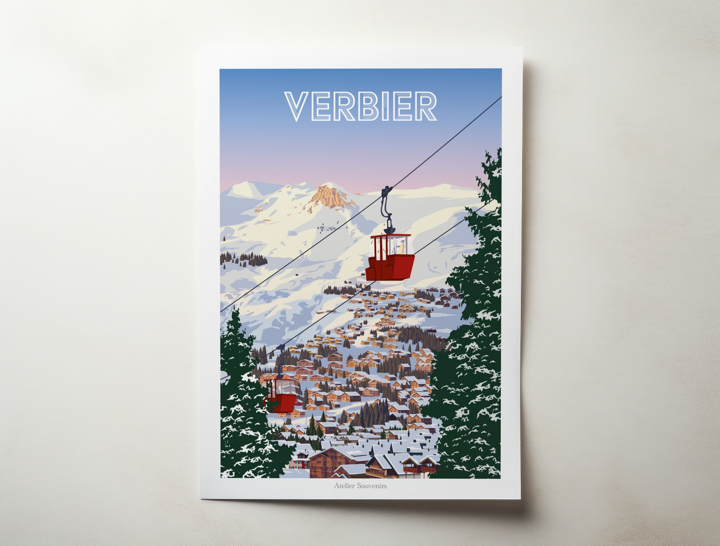 Affiche Verbier