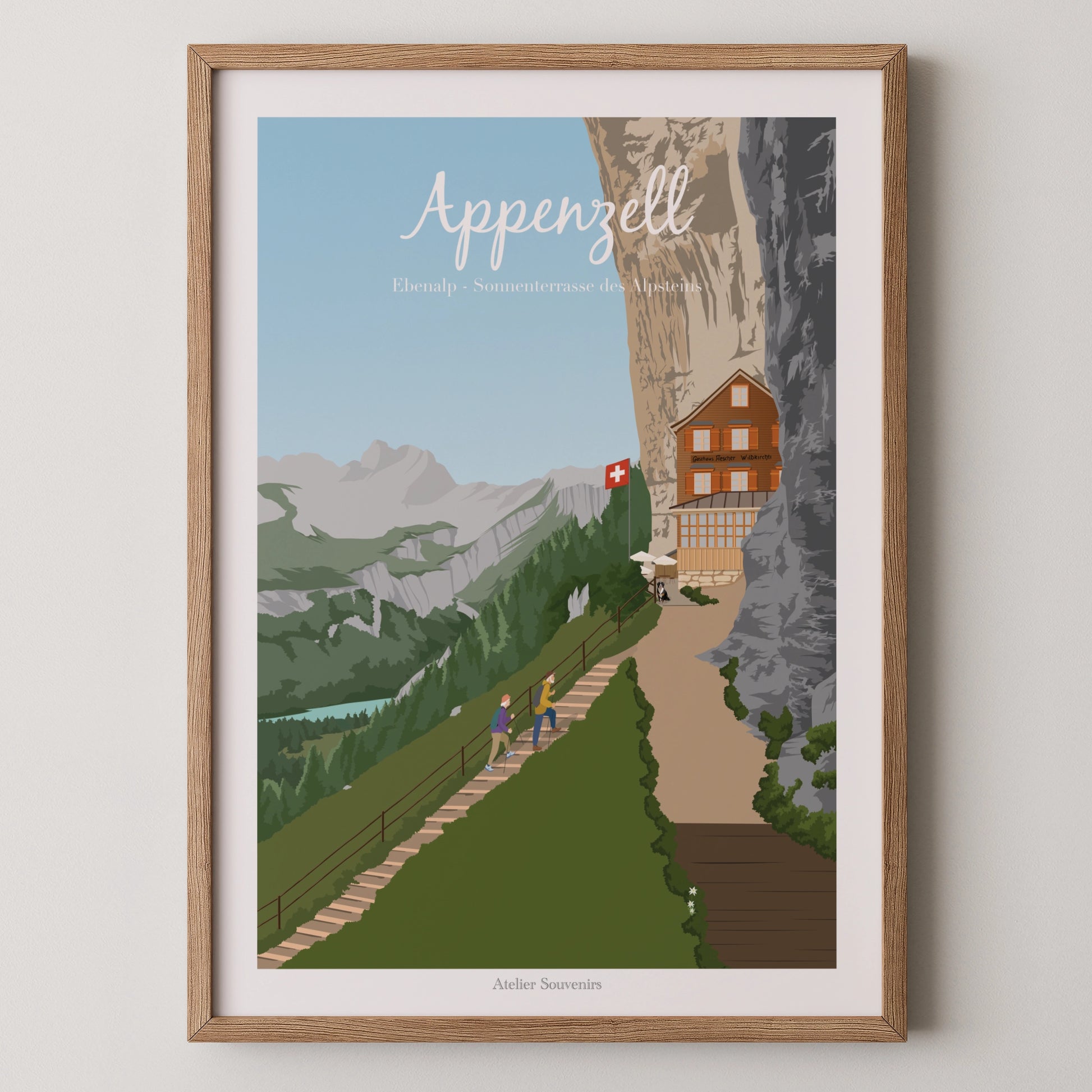 Affiche Appenzell - Ebenalp
