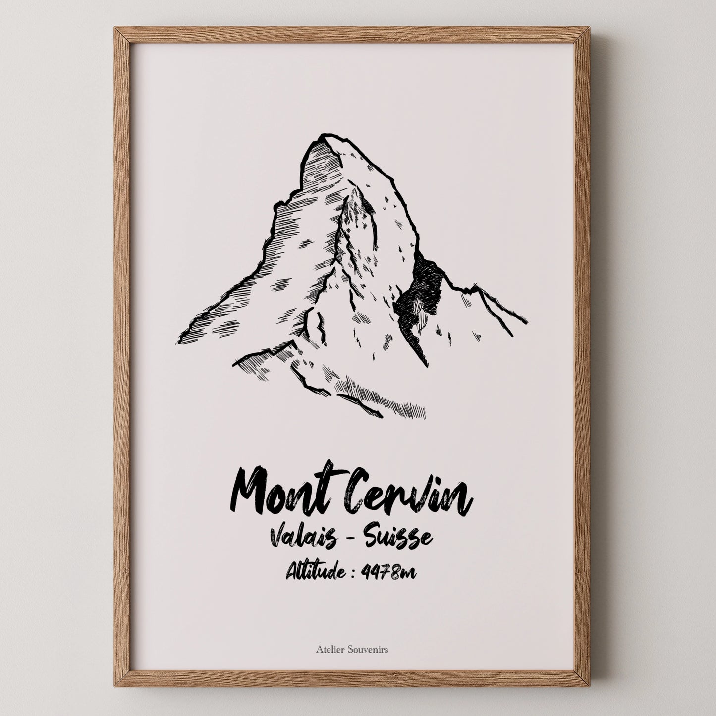 Affiche Mont Cervin