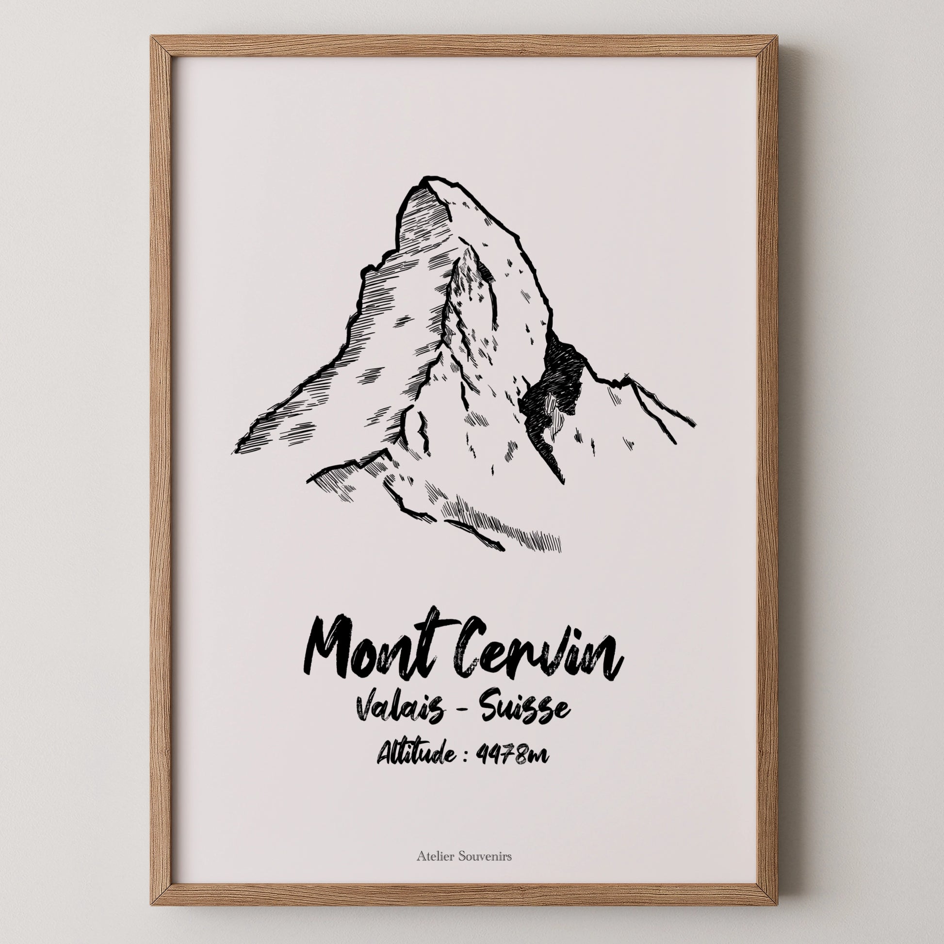 Affiche Mont Cervin
