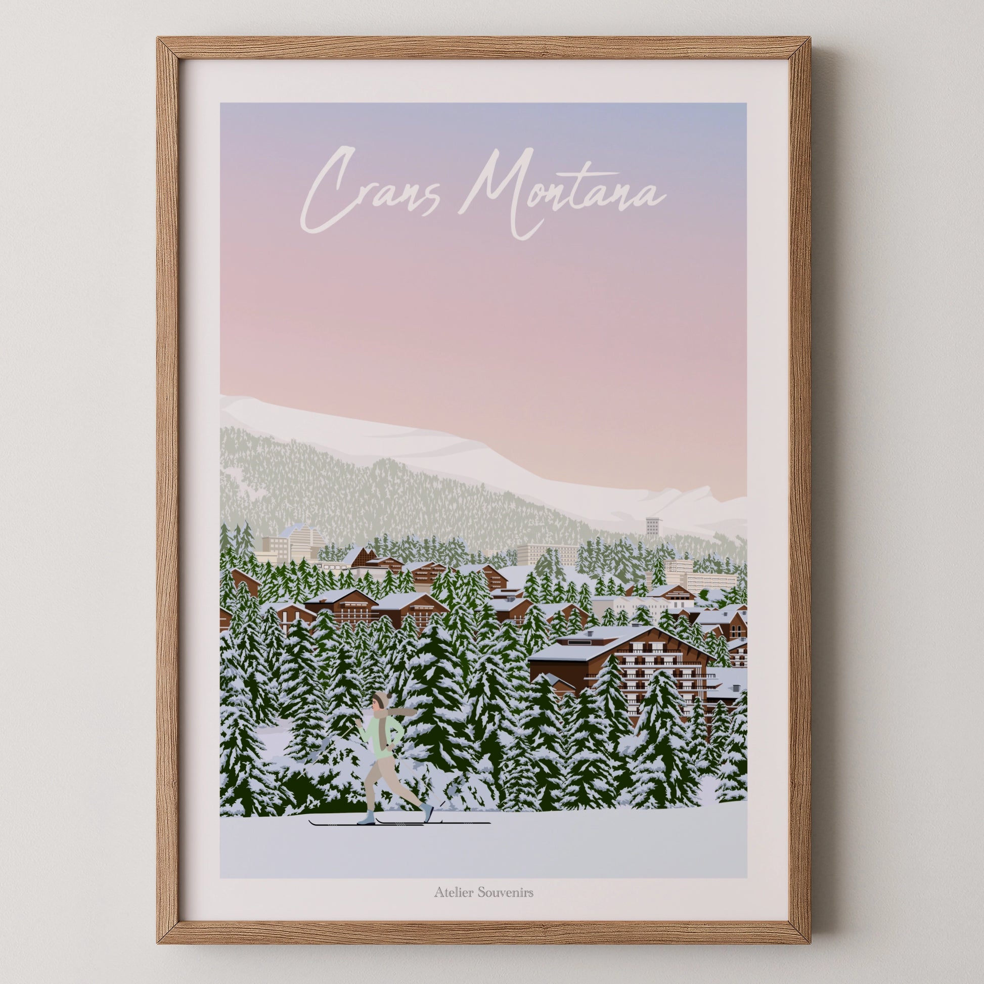 Affiche Valais - Crans Montana