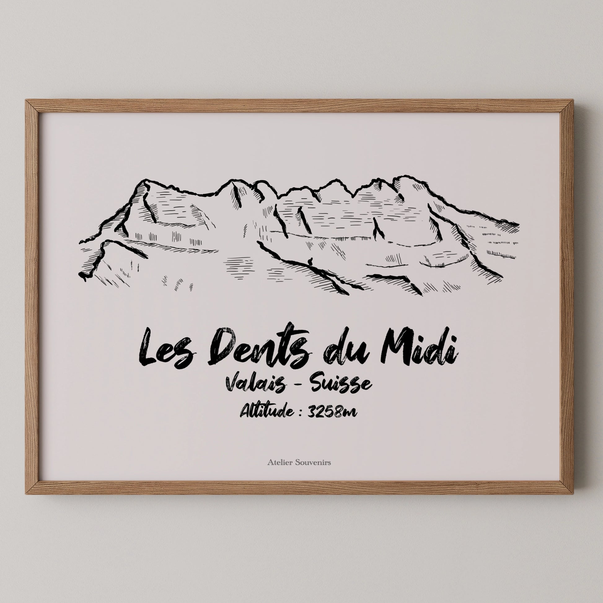 Affiche Les Dents du Midi