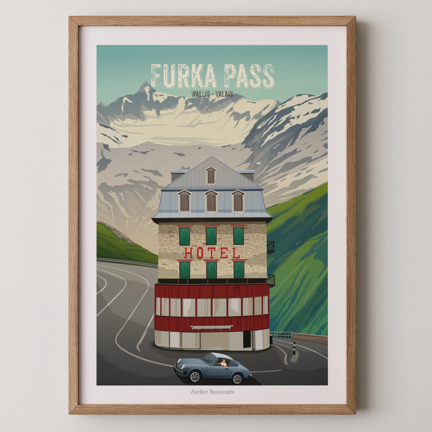 Affiche Valais - Furkapass