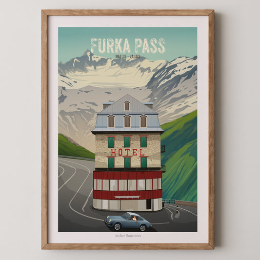 Affiche Valais - Furkapass