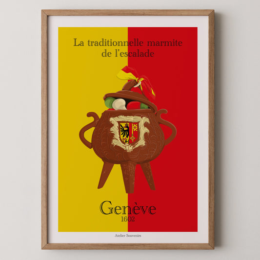 Affiche Genève - Marmite de l’escalade
