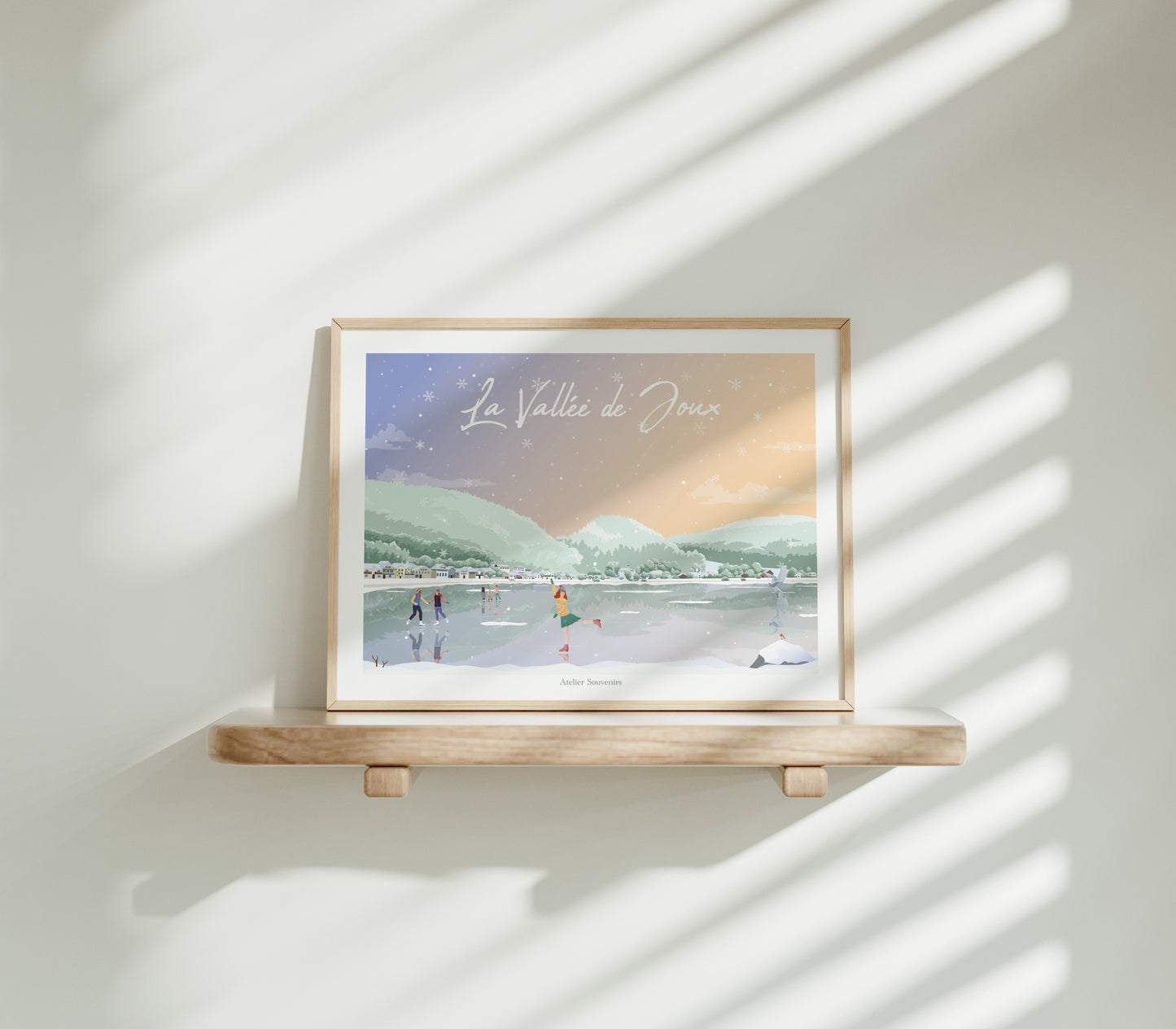 Affiche La Vallée de Joux - Hiver