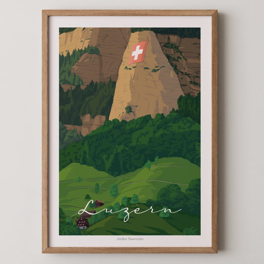 Affiche Luzern - Vitznau