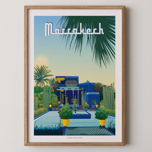 Affiche Marrakech - Jardin Majorelle