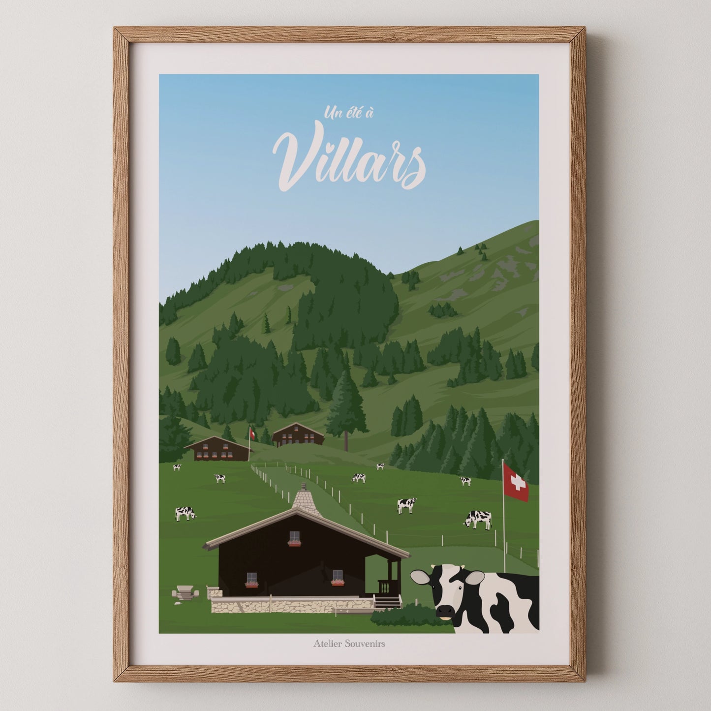 Affiche Vaud - Un été à Villars