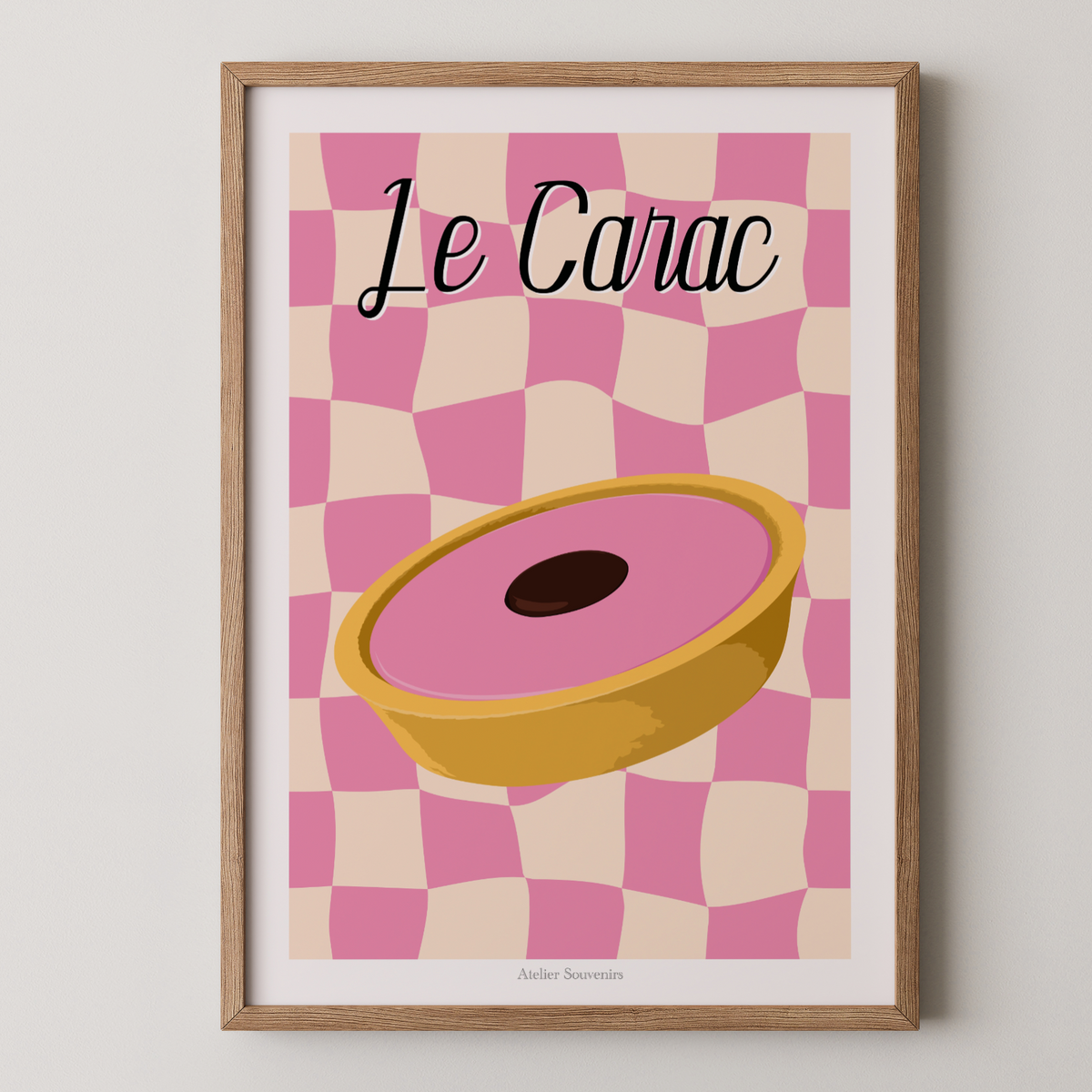Affiche Le Carac Rose