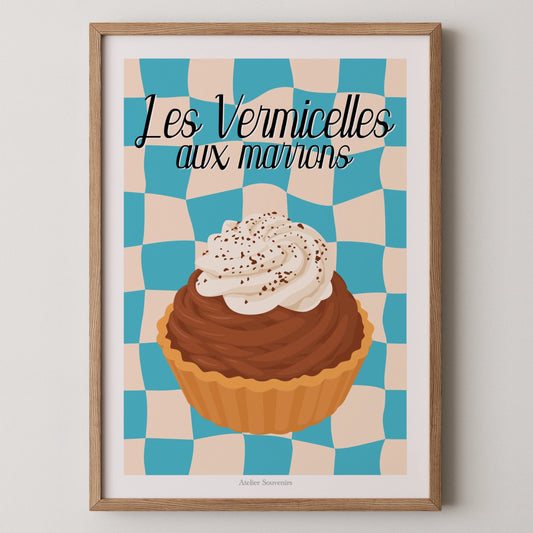 Affiche Les Vermicelles aux marrons - Saveurs Helvétiques