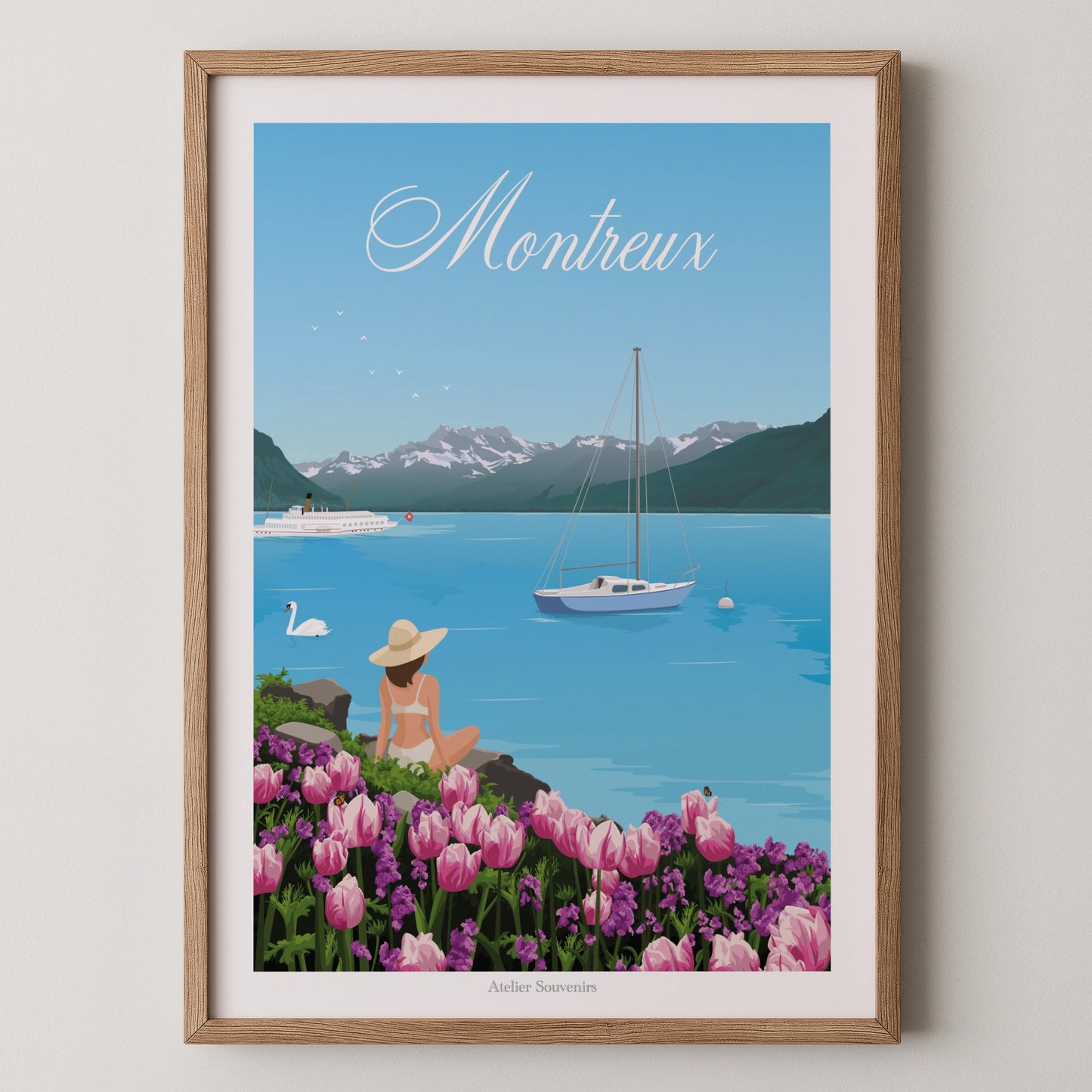 Affiche Montreux - Un air d'été