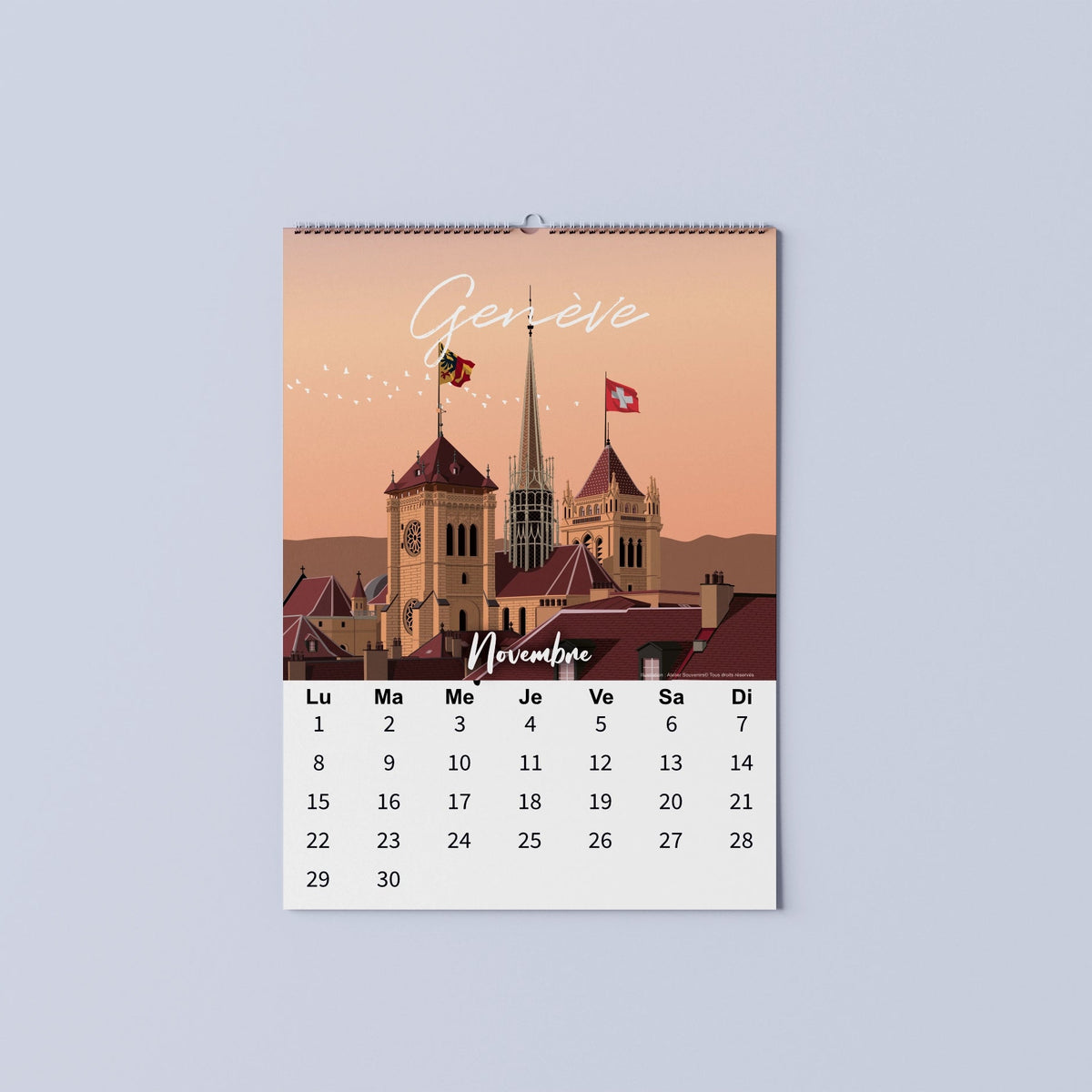 Calendrier 2027 - Edition Romandie